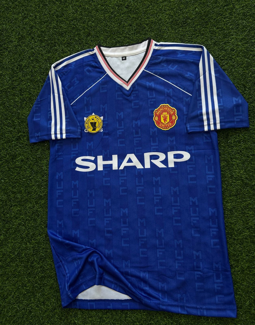 MAN UNITED 1988 -90 THIRD KIT, HALFSLEEVE EMBROIDERY
