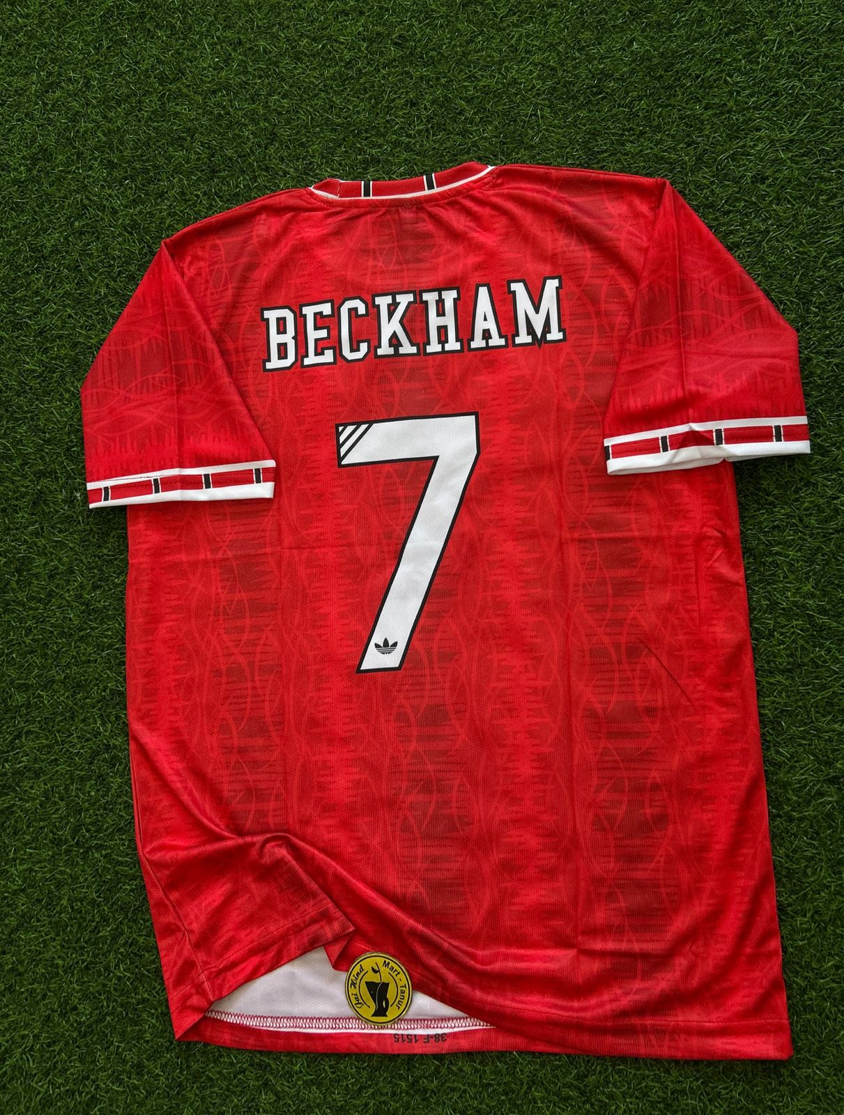 MAN UNITED 1990-92 HOME KIT, HALFSLEEVE EMBROIDERY