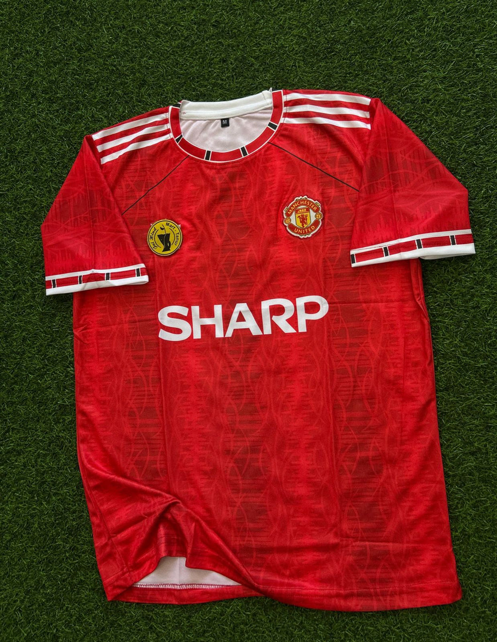 MAN UNITED 1990-92 HOME KIT, HALFSLEEVE EMBROIDERY