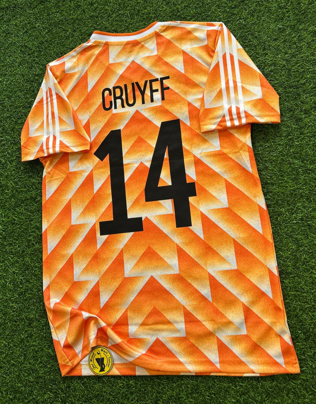 NETHARLANDS 1988 HOME KIT, HALFSLEEVE EMBROIDERY