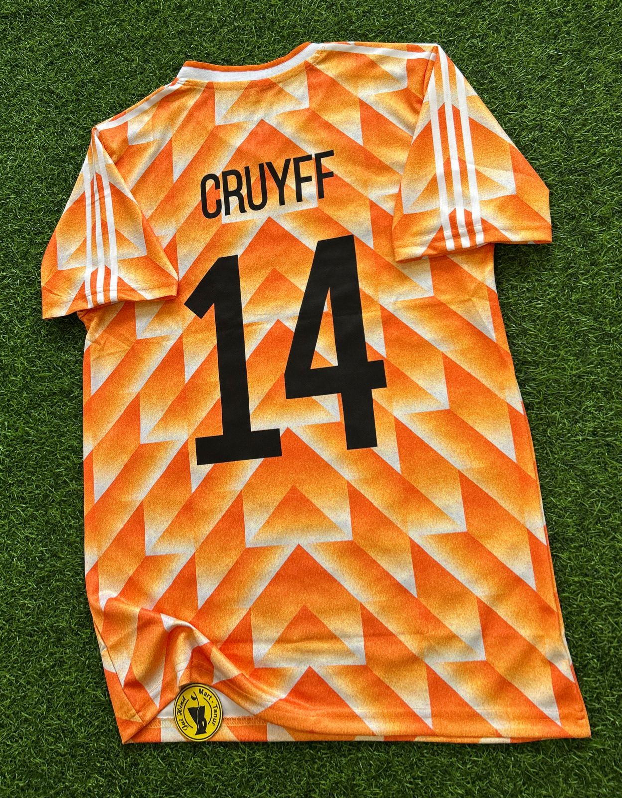 NETHARLANDS 1988 HOME KIT, HALFSLEEVE EMBROIDERY
