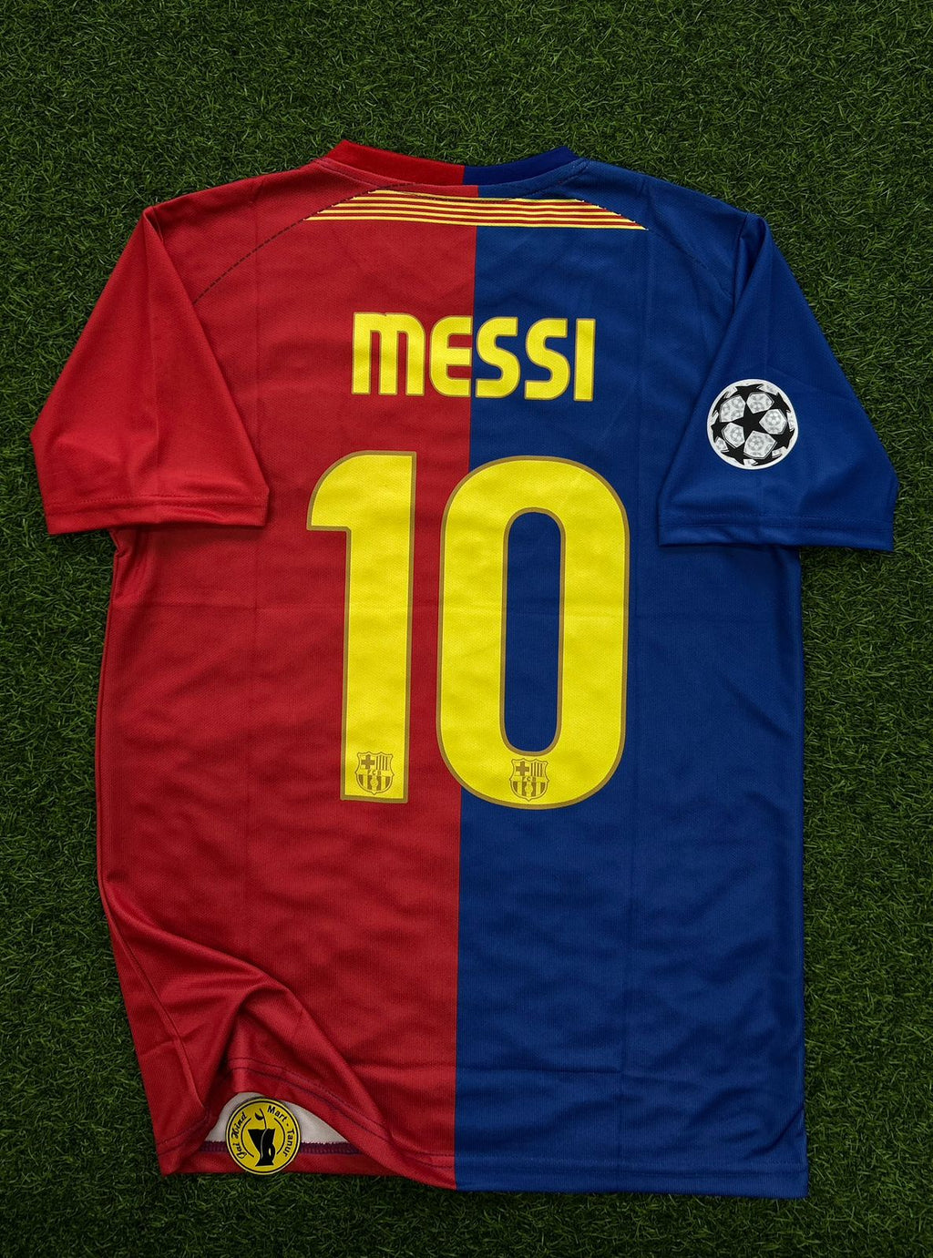 BARCELONA 2008-09 HOME KIT, HALFSLEEVE EMBROIDERY