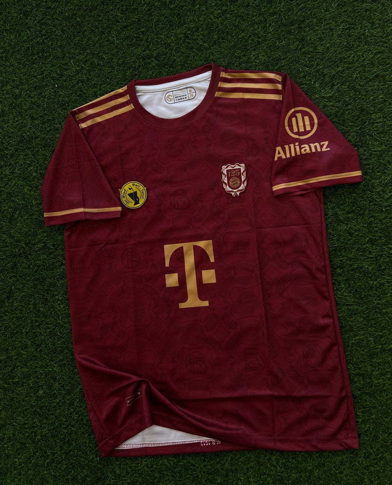 BAYERN MUNICH 125TH ANNIVERSARY, HALFSLEEVE EMBROIDERY