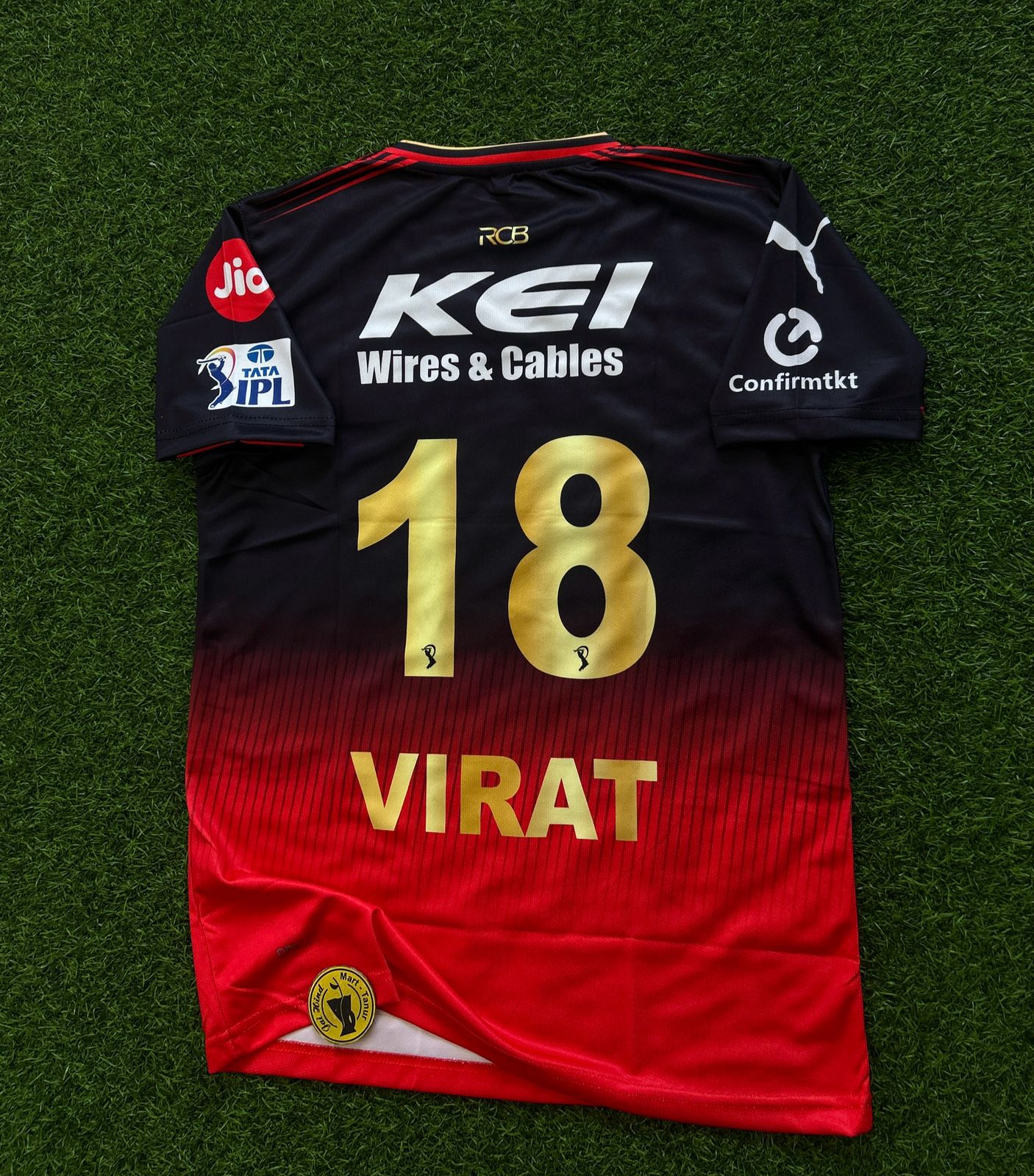RCB 2025 IPL KIT, HALFSLEEVE EMBROIDERY