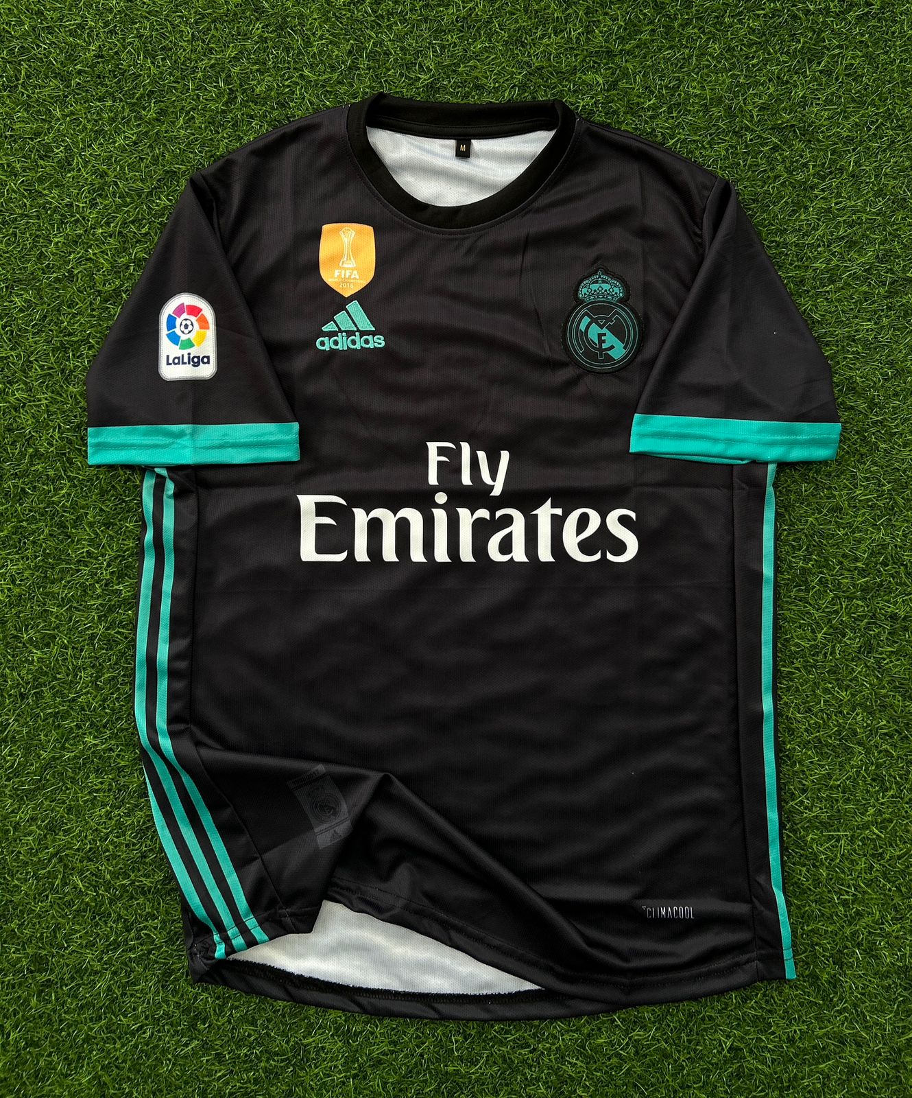REAL MADRID 2017-18 AWAY KIT, HALFSLEEVE EMBROIDERY