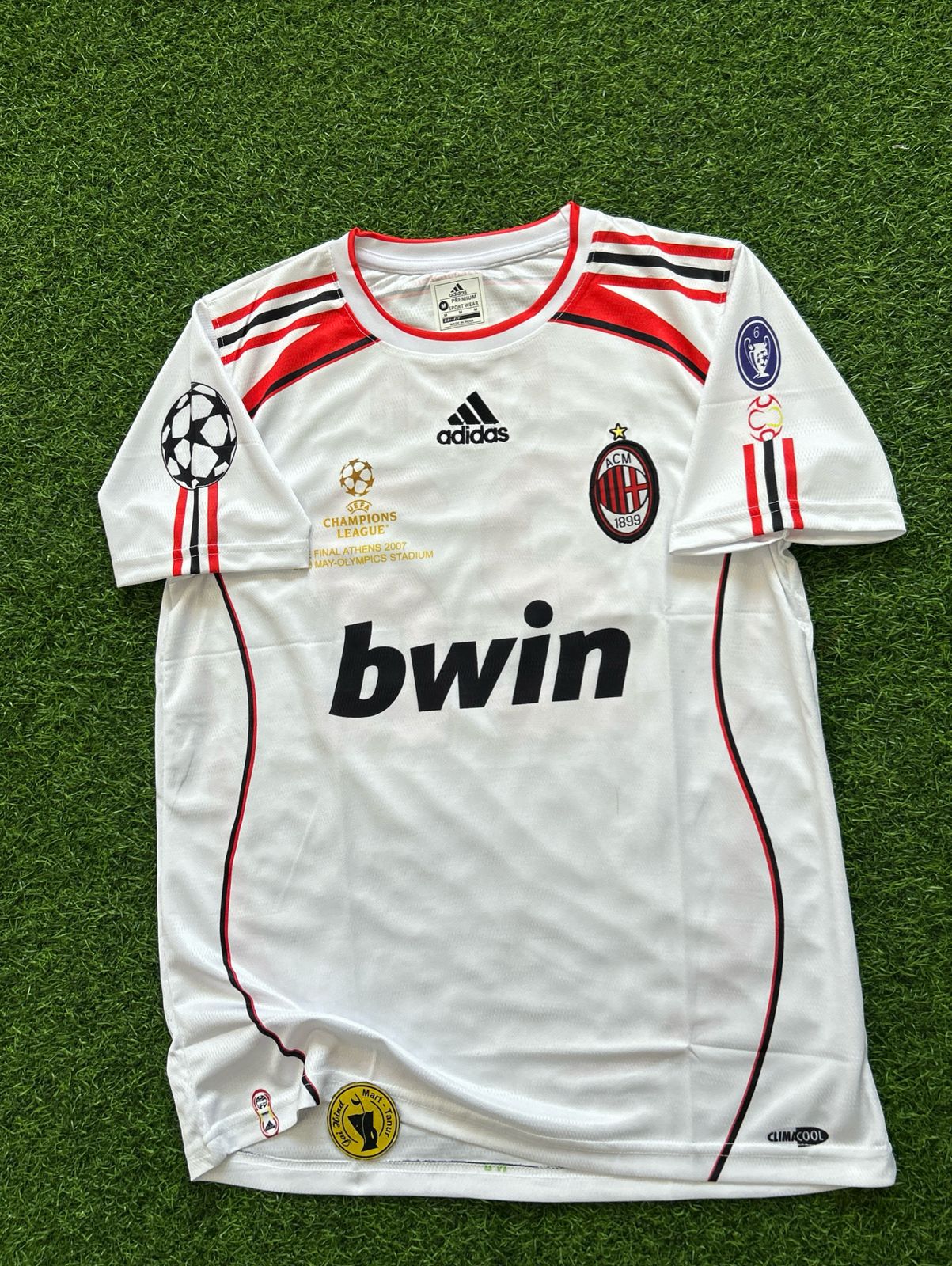 AC MILAN 2006-07 AWAY KIT, HALFSLEEVE EMBROIDERY