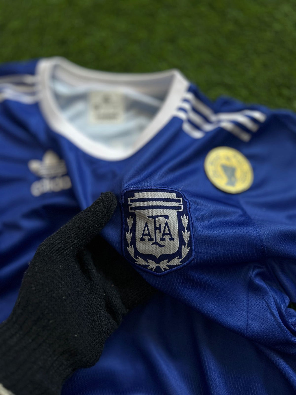 ARGENTINA 1990 AWAY KIT, HALFSLEEVE EMBROIDERY