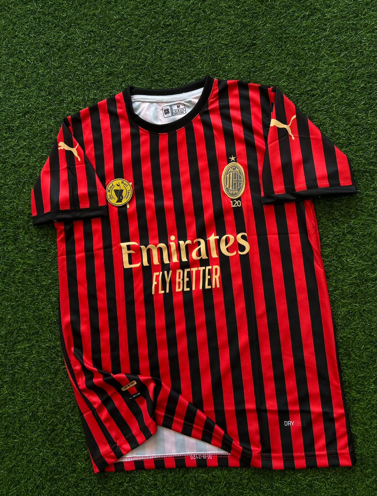 AC MILAN 120TH ANNIVERSARY SPECIAL EDITION , HALFSLEEVE EMBROIDERY