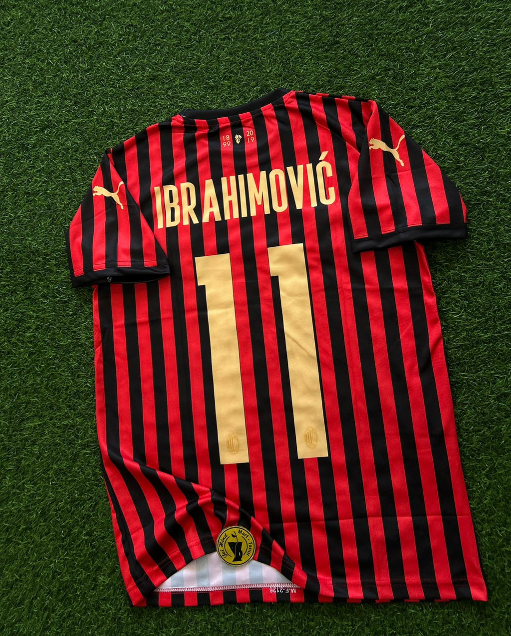 AC MILAN 120TH ANNIVERSARY SPECIAL EDITION , HALFSLEEVE EMBROIDERY