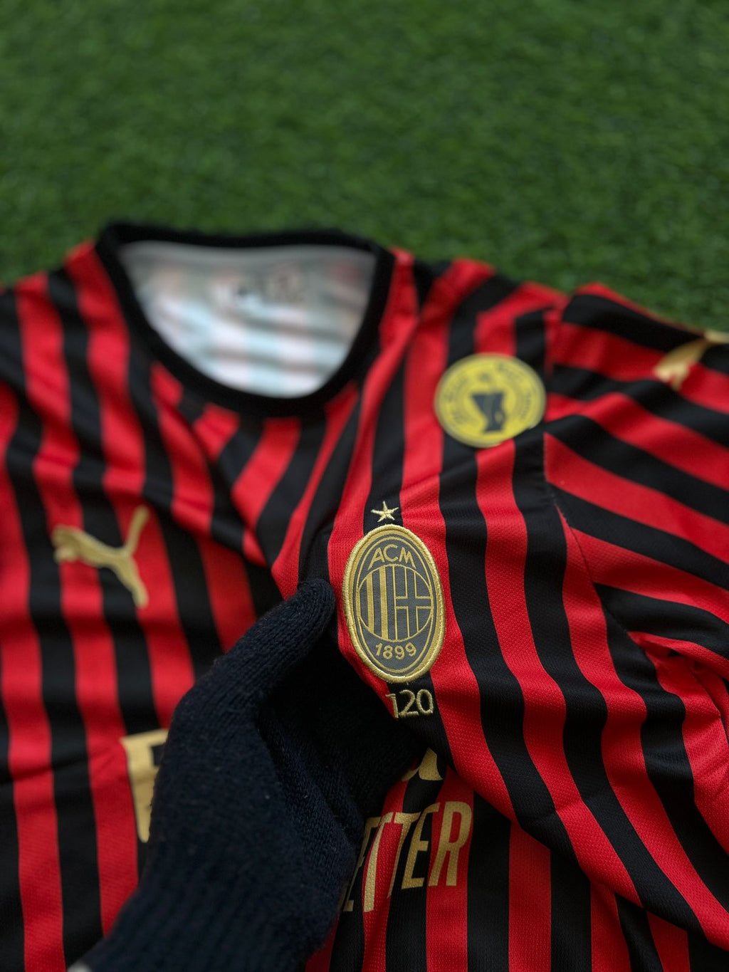 AC MILAN 120TH ANNIVERSARY SPECIAL EDITION , HALFSLEEVE EMBROIDERY