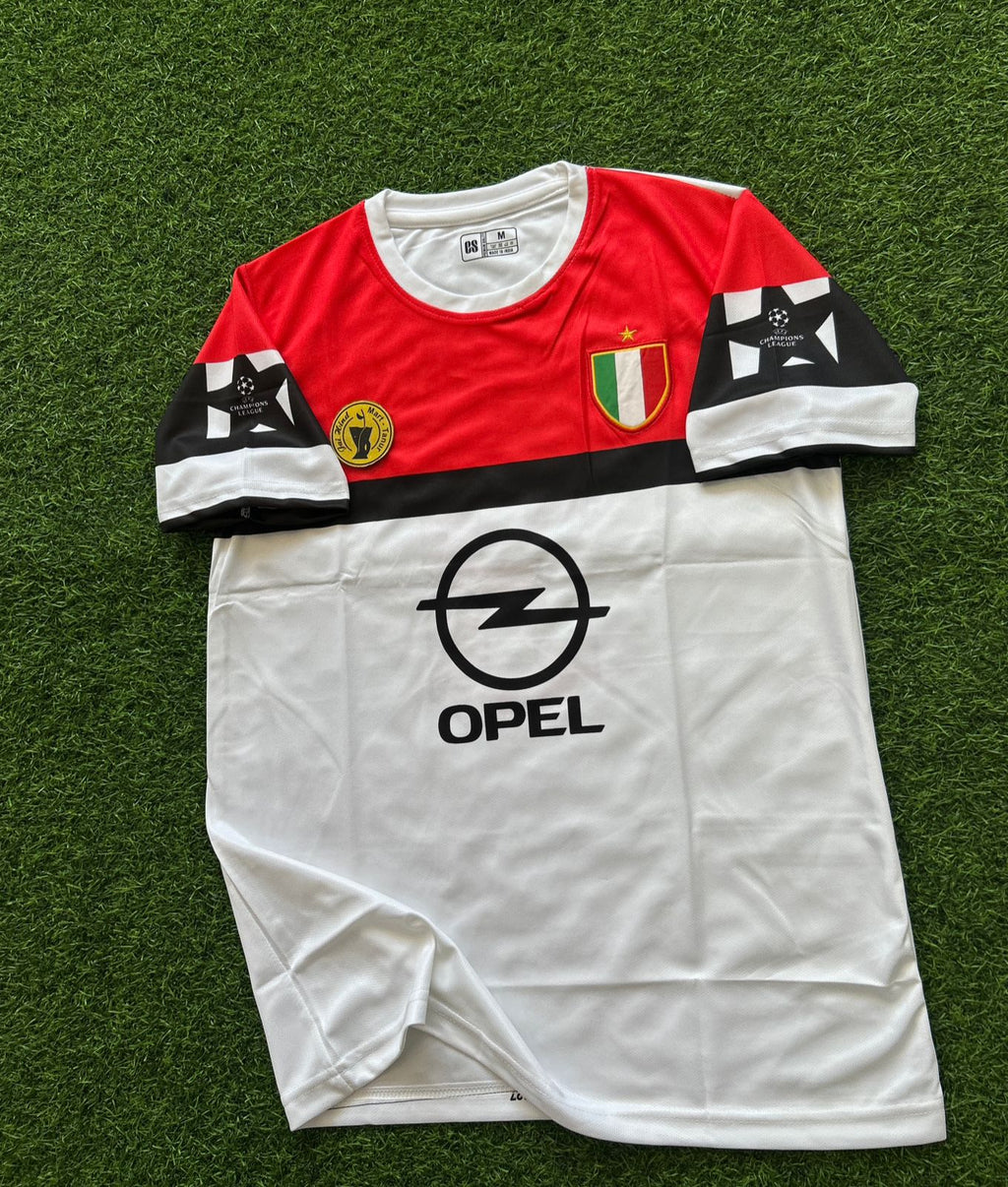 AC MILAN 1994-95 AWAY KIT, HALFSLEEVE EMBROIDERY