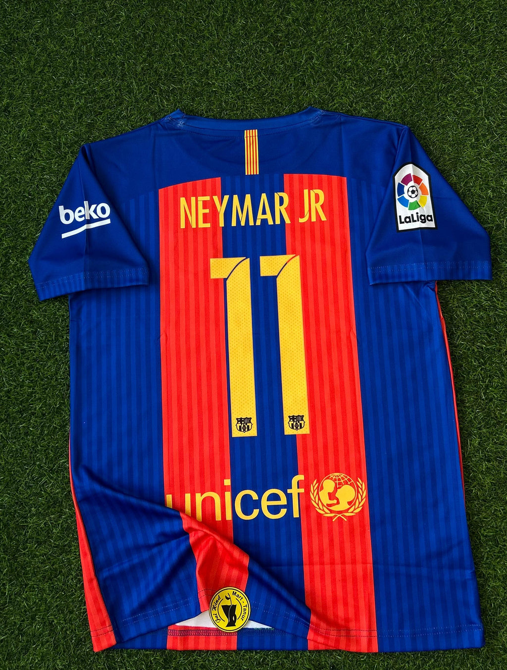 BARCELONA 2016-17 HOME KIT, HALFSLEEVE EMBROIDERY