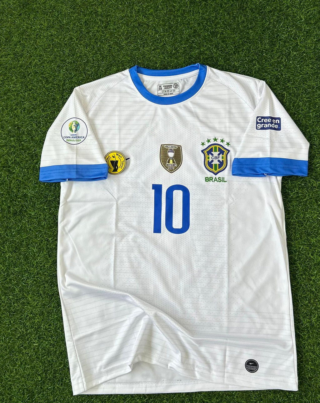 BRAZIL 2019 AWAY KIT, HALFSLEEVE EMBROIDERY