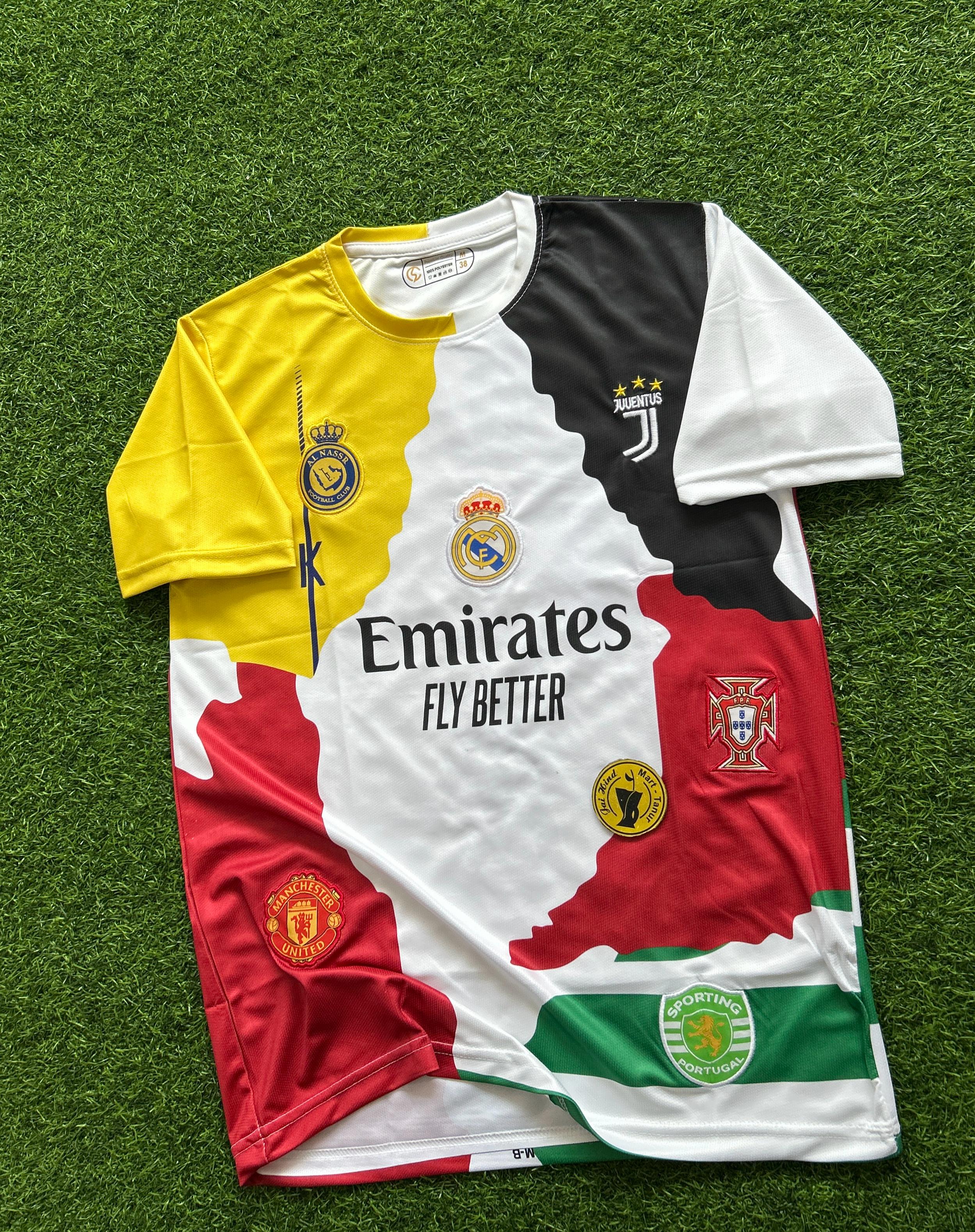 RONALDO ALL TEAM SPECIAL TRIBUTE KIT, HALFSLEEVE EMBROIDERY