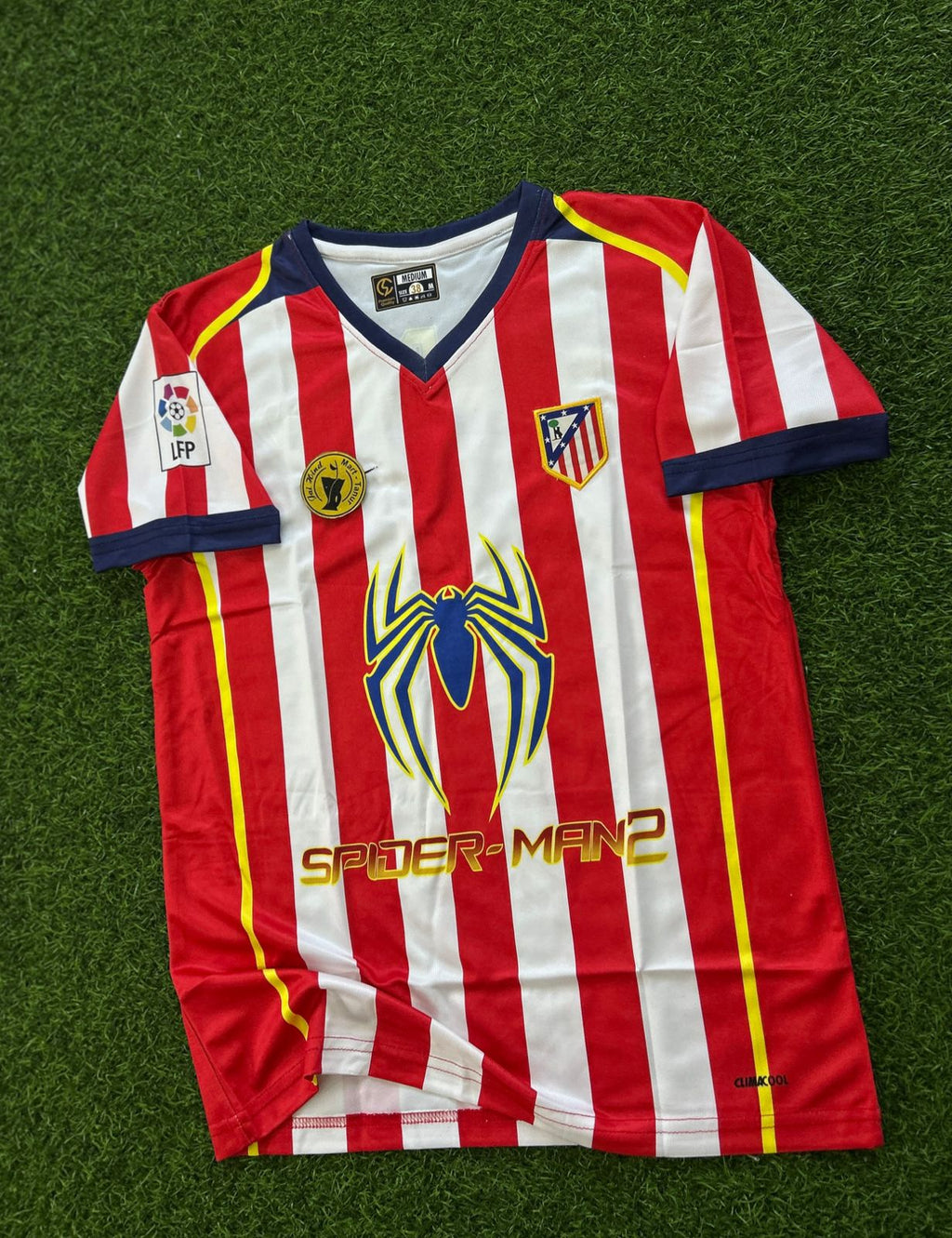 ATLETICO 2004-05 HOME KIT, HALFSLEEVE EMBROIDERY