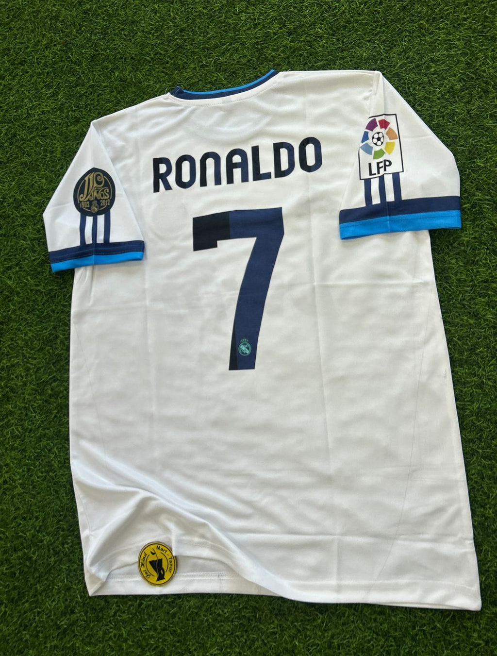 REAL MADRID 2012-13 HOME KIT, HALFSLEEVE EMBROIDERY