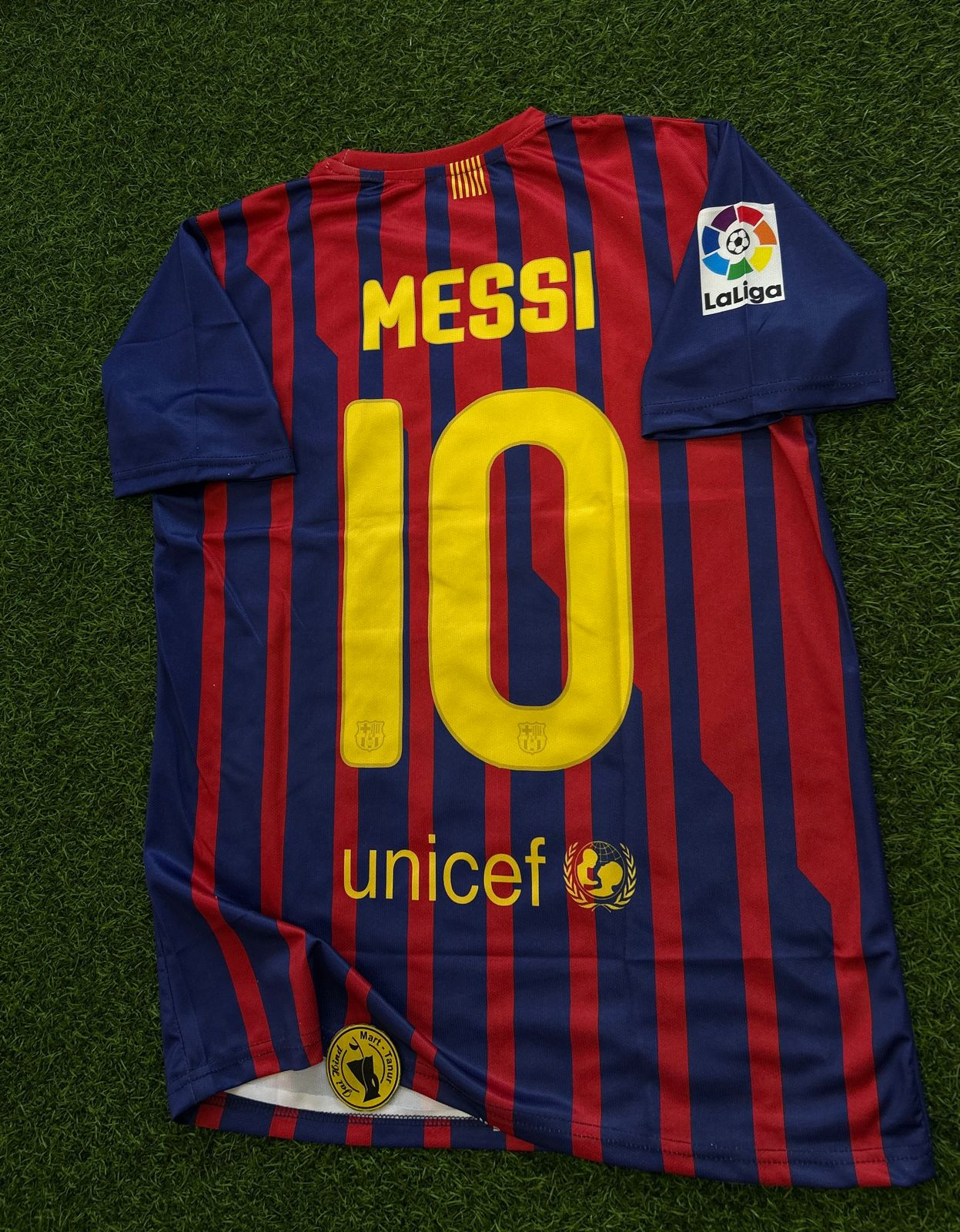 BARCELONA 2011-12 HOME KIT, HALFSLEEVE EMBROIDERY