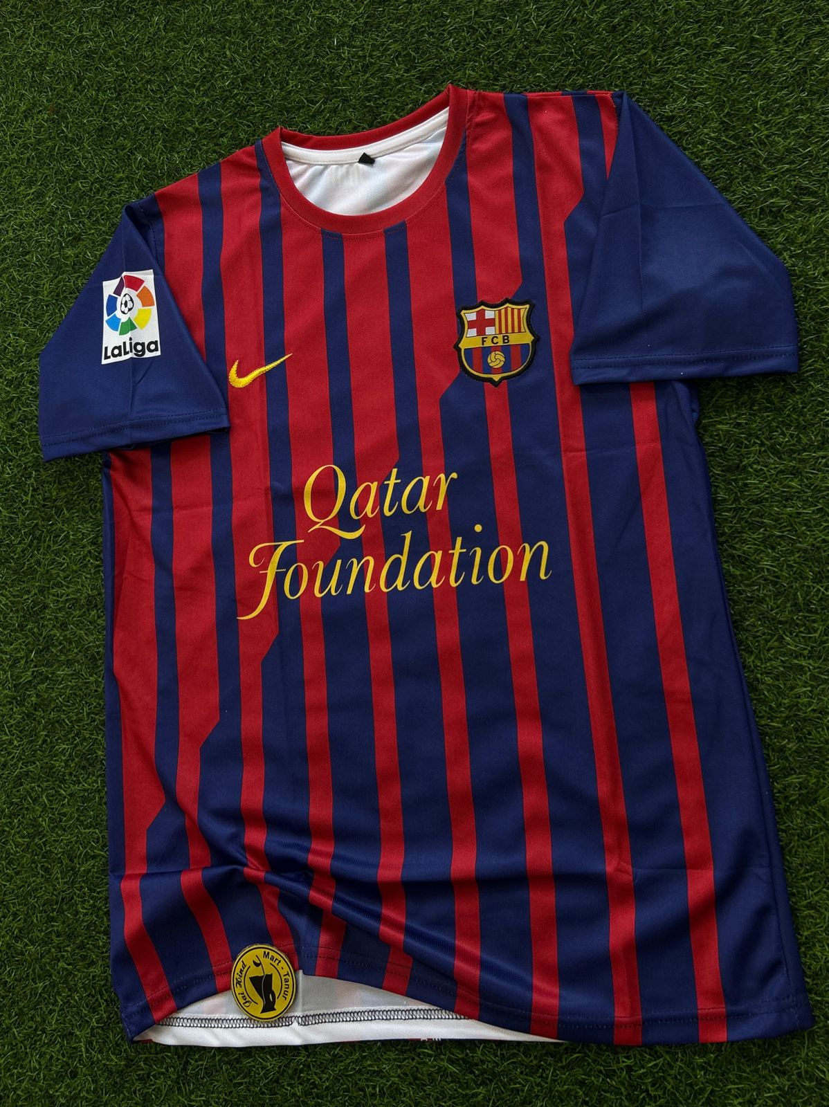 BARCELONA 2011-12 HOME KIT, HALFSLEEVE EMBROIDERY