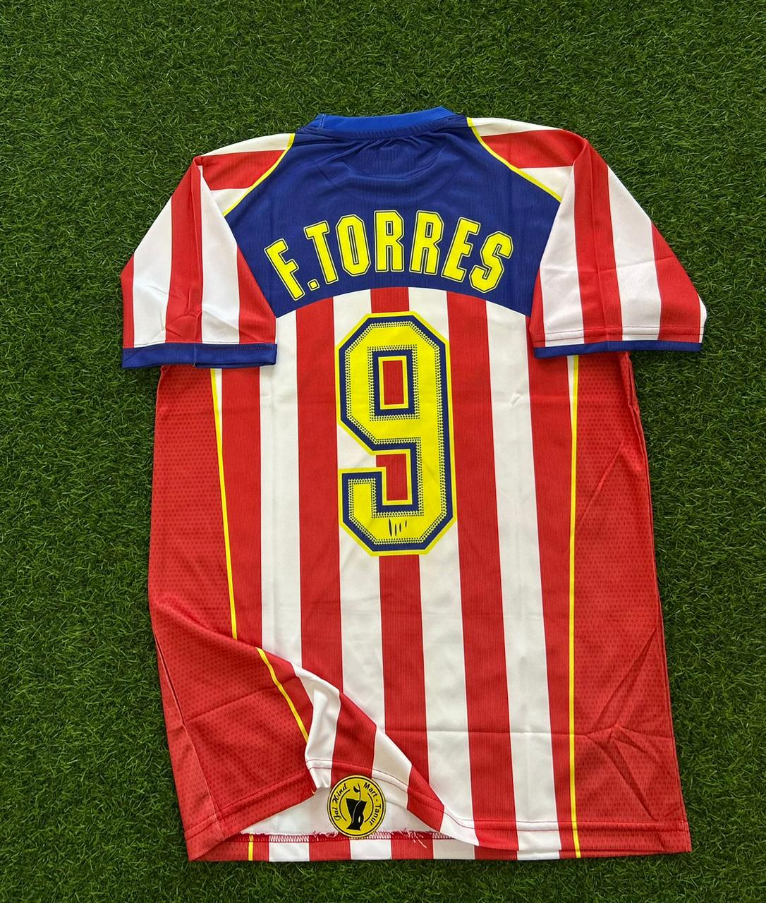 ATLETICO MADRID 2004-05 HOME KIT, HALFSLEEVE EMBROIDERY