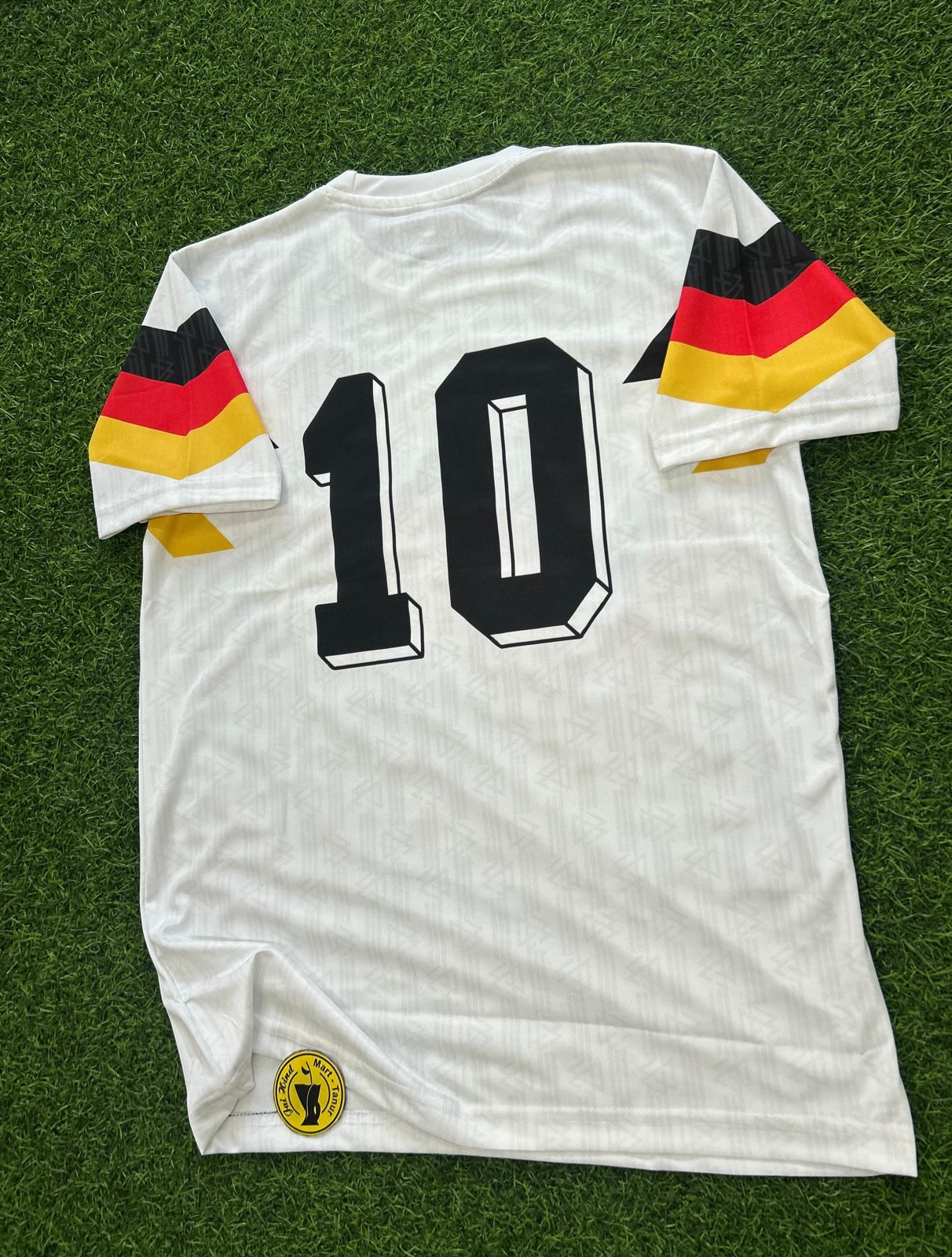 GERMANY 1990 RETRO KIT, HALFSLEEVE EMBROIDERY