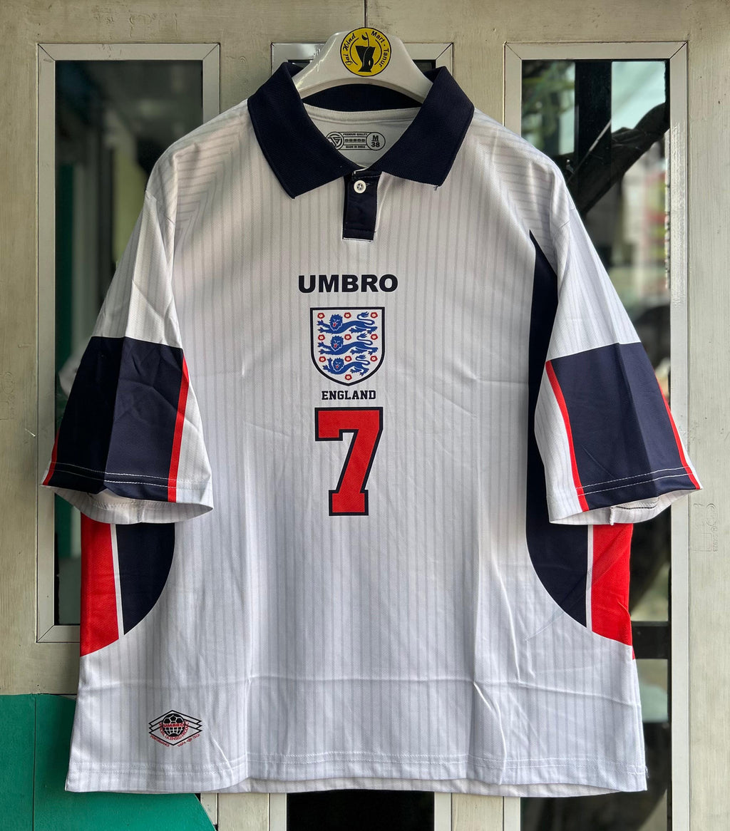 ENGLAND 1998 HOME KIT, FIVESLEEVE POLO SUBLIMATION