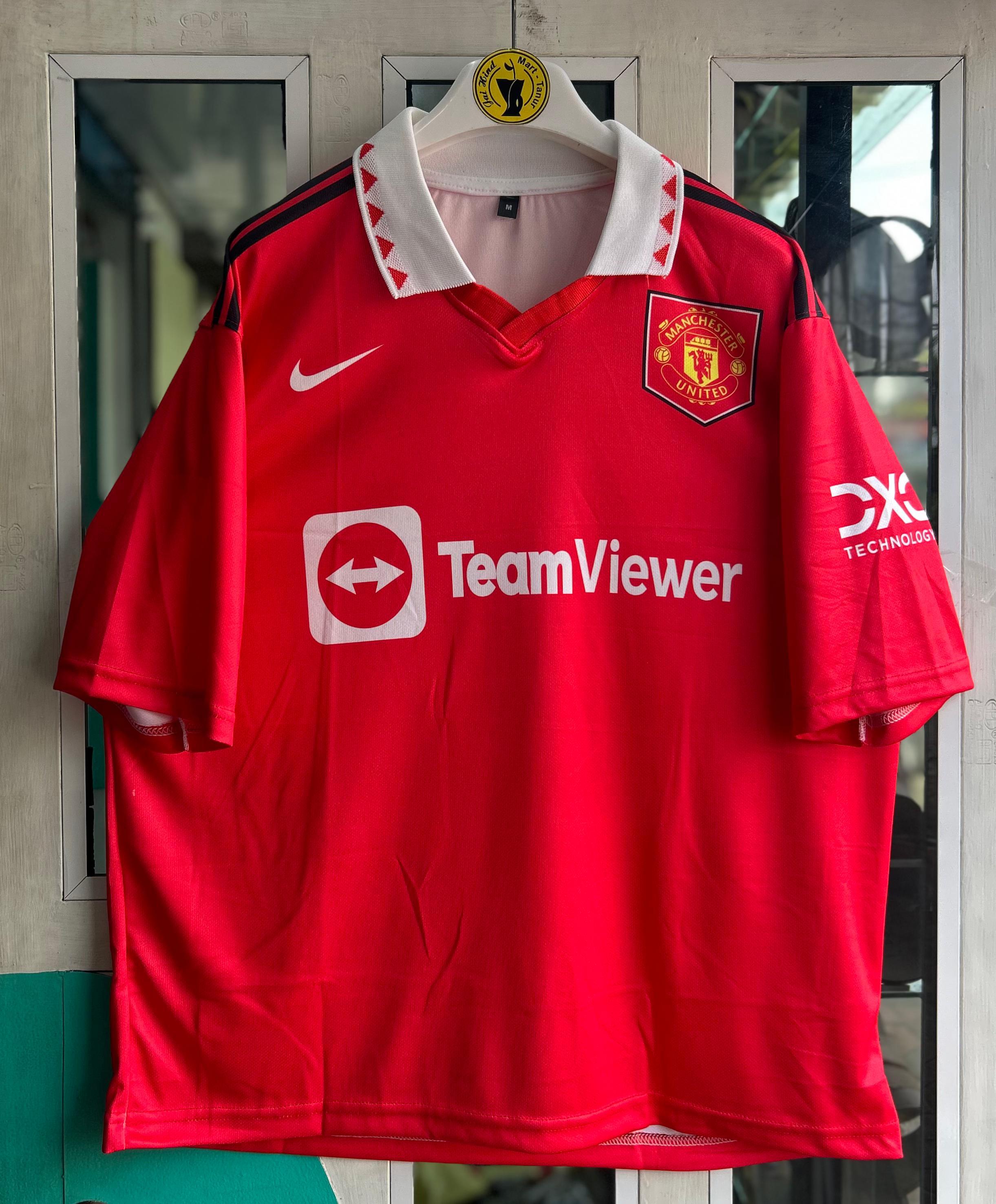 MAN UNITED 2022-23 HOME KIT, FIVESLEEVE POLO SUBLIMATION