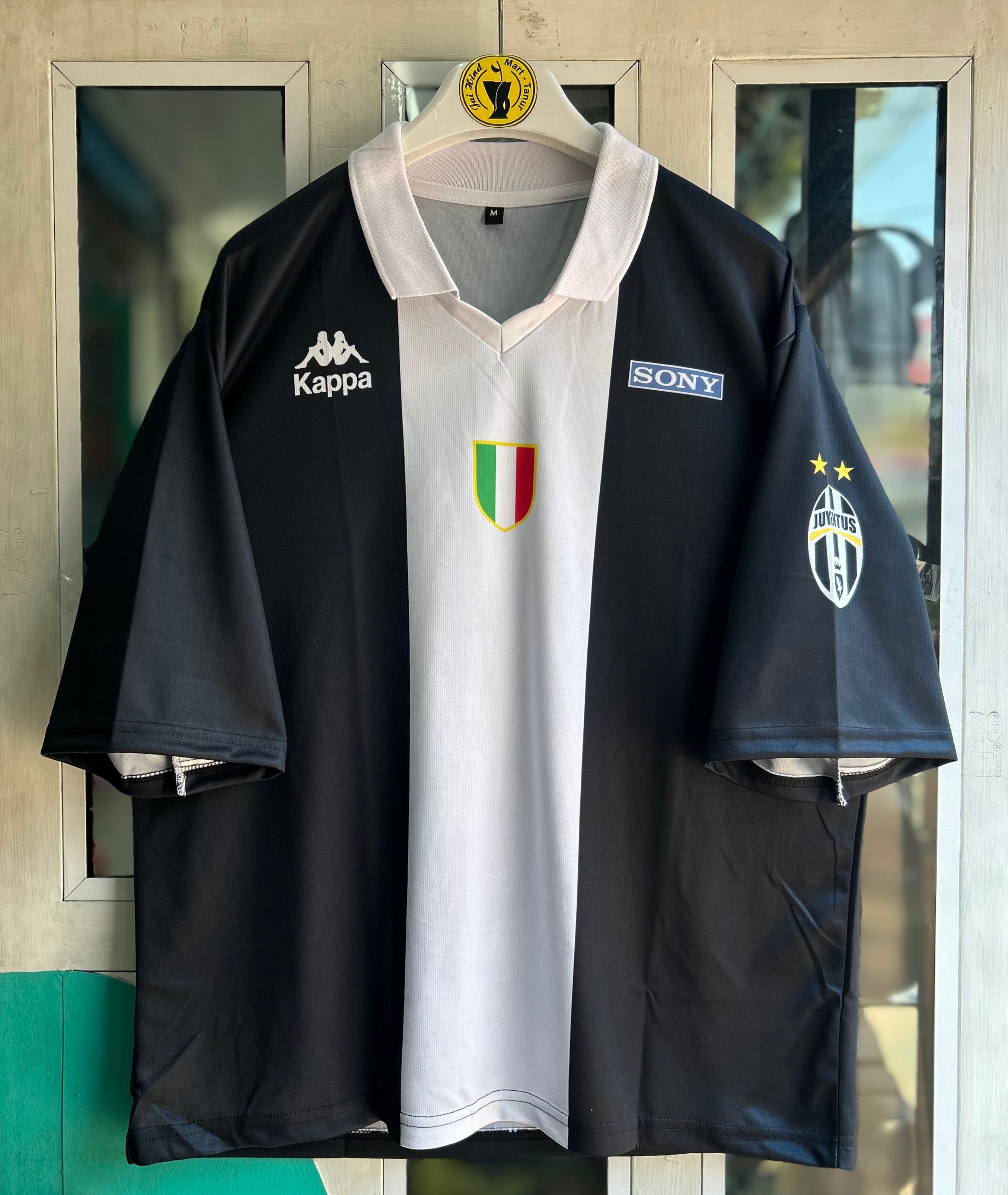 JUVENTUS 1997-98 HOME KIT, FIVESLEEVE POLO SUBLIMATION