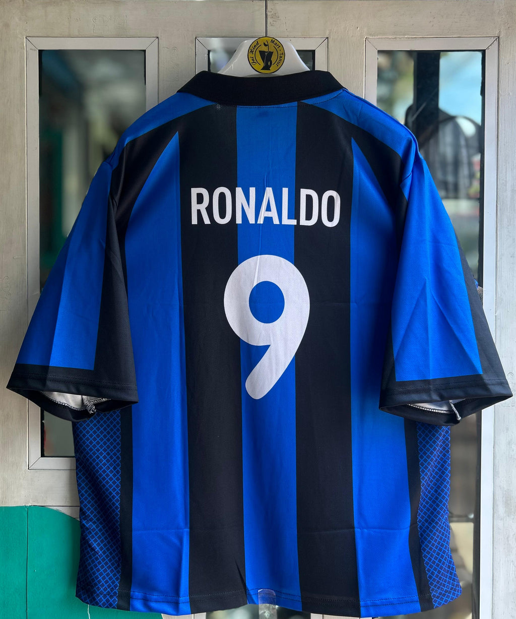 INTERMILAN 2001-02 HOME KIT, FIVESLEEVE POLO SUBLIMATION