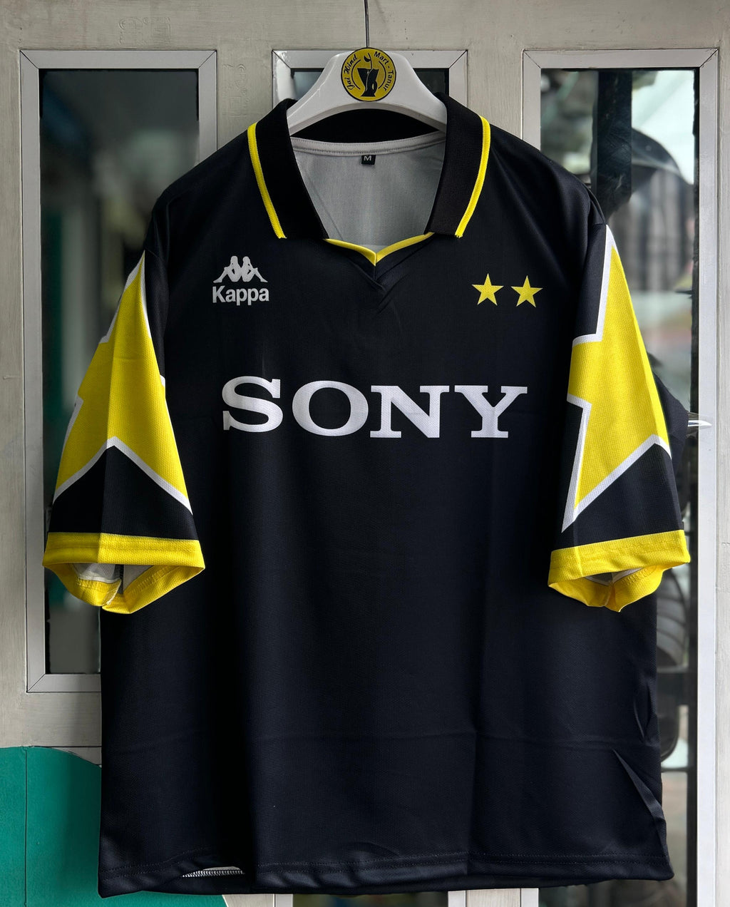JUVENTUS 1995-97 THIRD KIT, FIVESLEEVE POLO SUBLIMATION