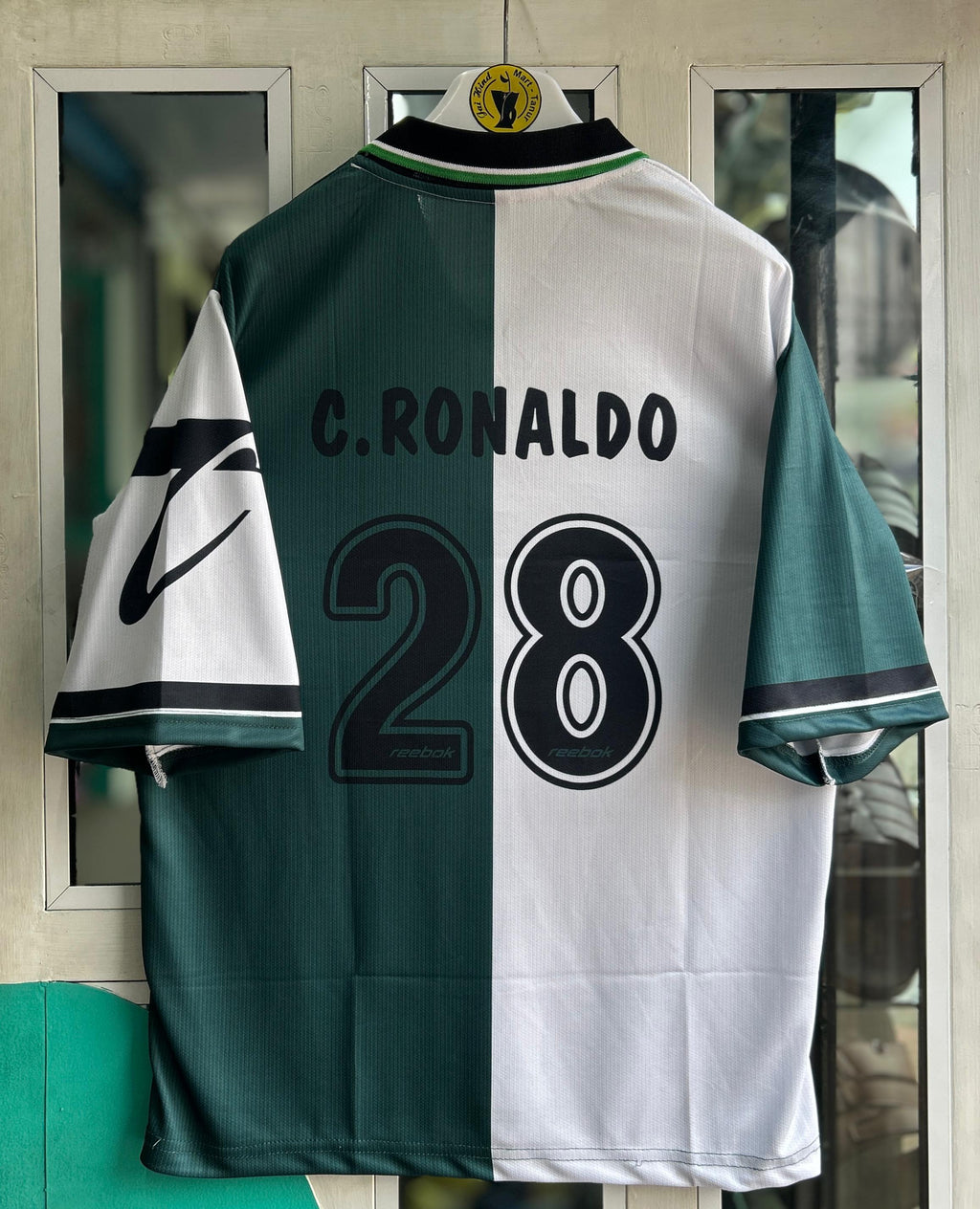 SPORTING FC 1998-99 FOURTH KIT, FIVESLEEVE POLO SUBLIMATION