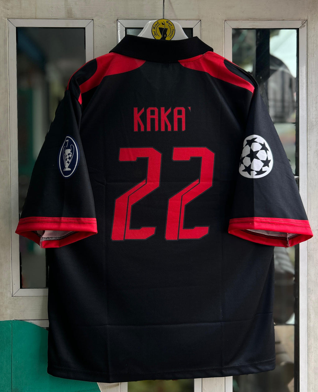AC MILAN 2007-08 THIRD KIT, FIVESLEEVE POLO SUBLIMATION