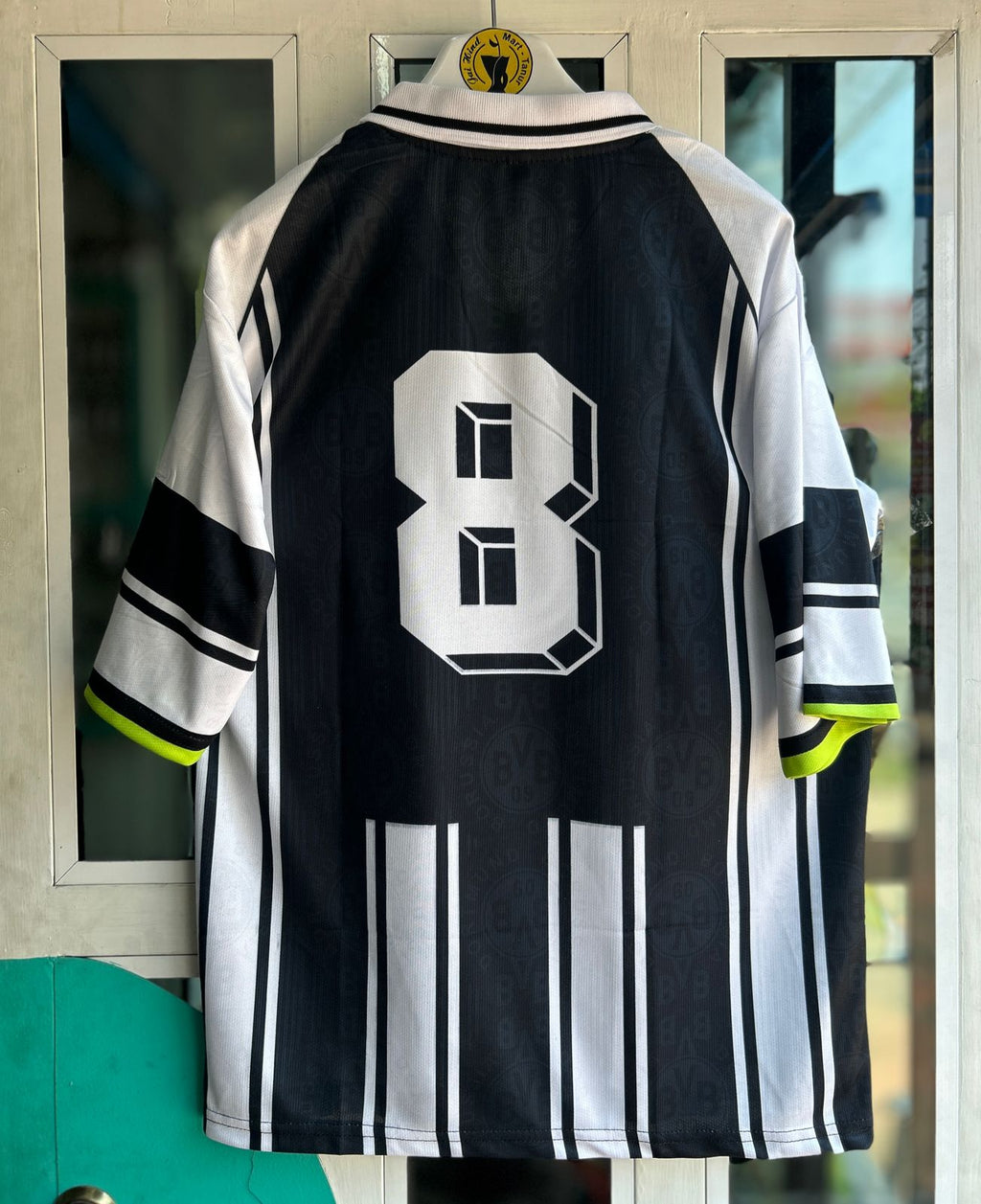 DORTMUND 1996-97 AWAY KIT, FIVESLEEVE POLO SUBLIMATION