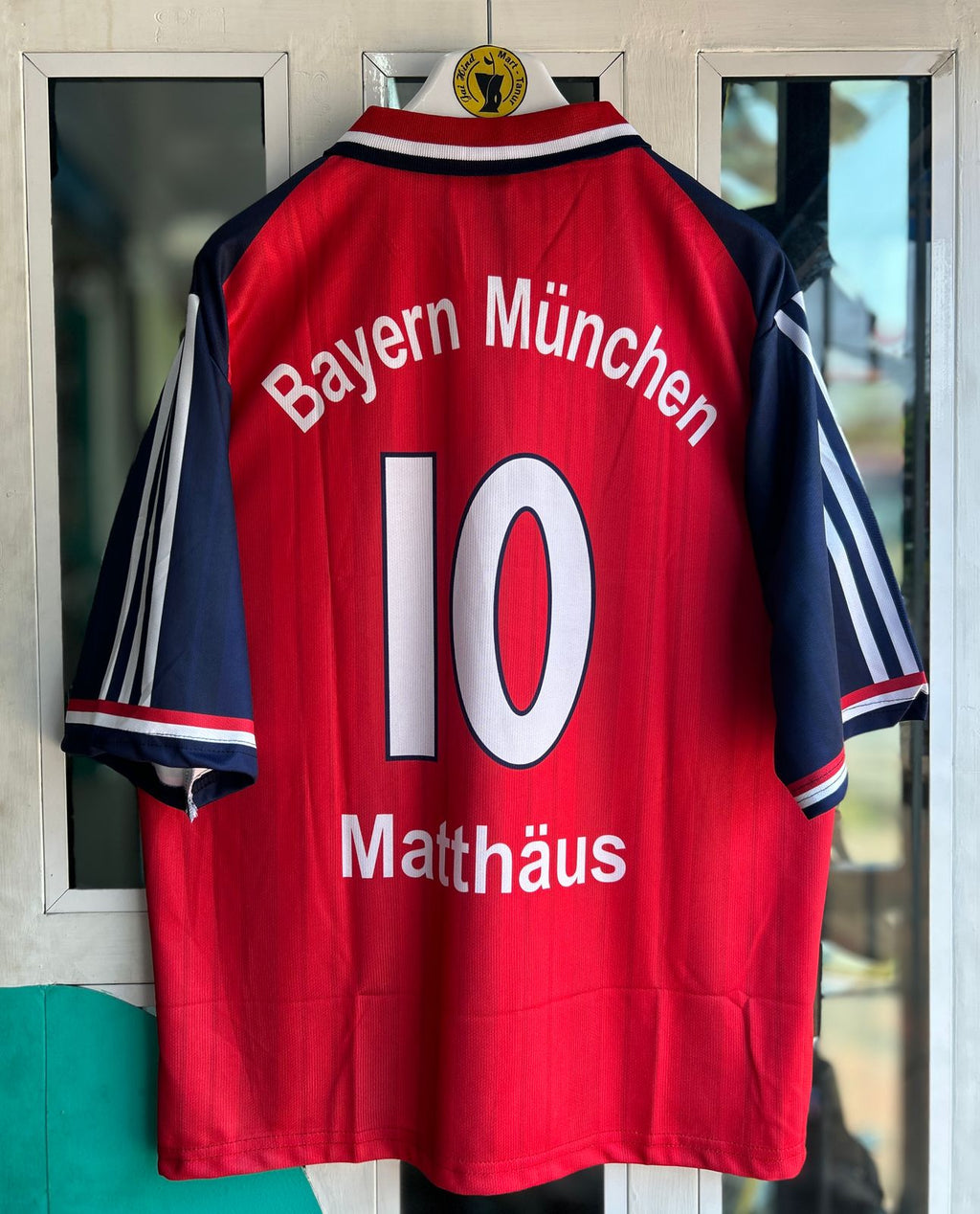BAYERN MUNICH 1993-95 HOME KIT, FIVESLEEVE POLO SUBLIMATION
