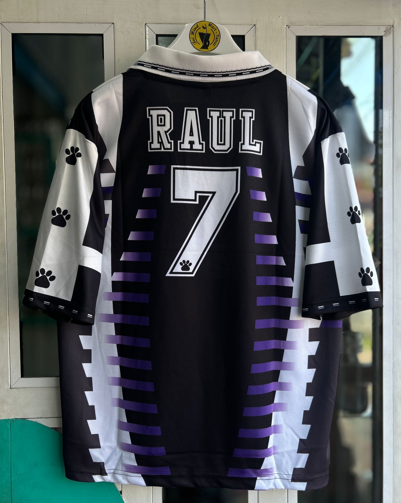 REAL MADRID 1997-98 THIRD KIT, FIVESLEEVE POLO SUBLIMATION