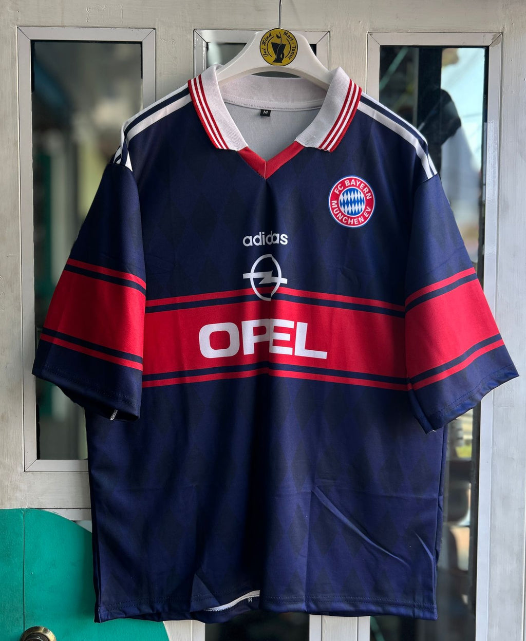 BAYERN MUNICH 1997-99 HOME KIT, FIVESLEEVE POLO SUBLIMATION