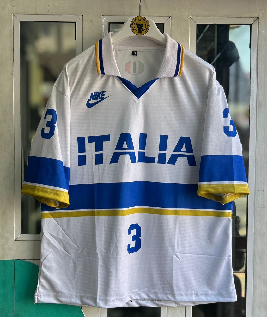 ITALY 1996 AWAY KIT, FIVE SLEEVE POLO SUBLIMATION