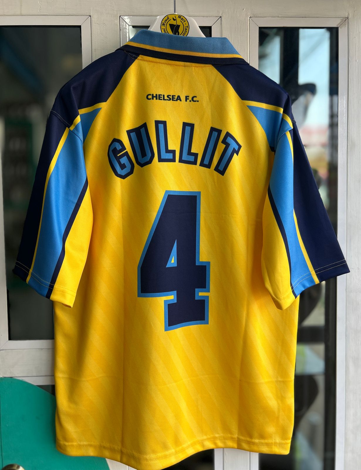 CHELSEA 1996-97 AWAY KIT, FIVESLEEVE POLO SUBLIMATION