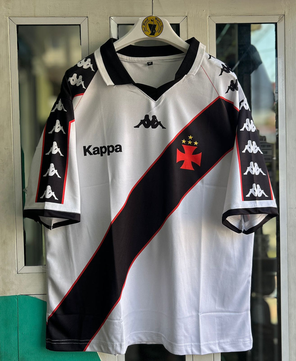 CR VASCO 1997-98 HOME KIT, FIVESLEEVE POLO SUBLIMATION