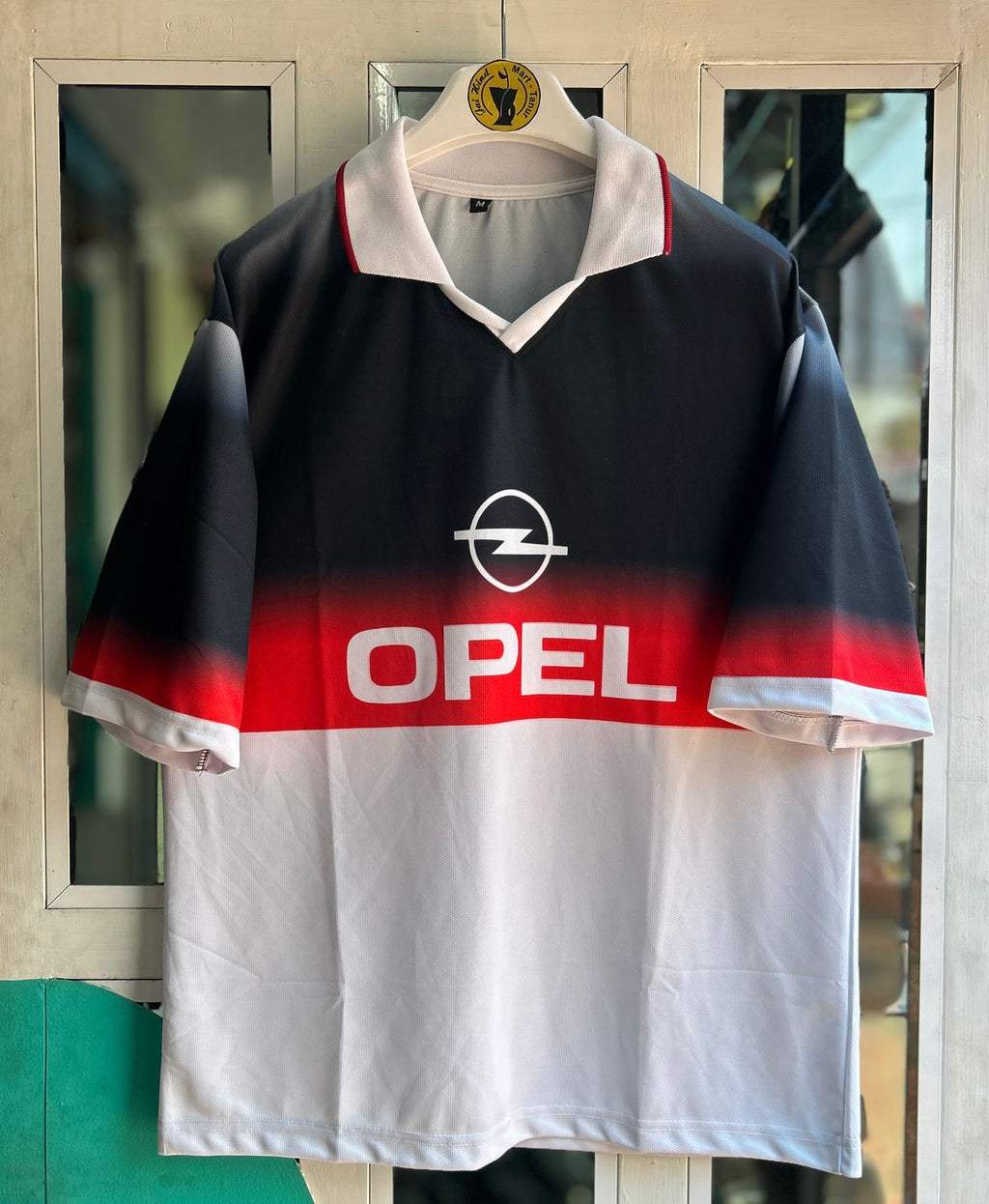 AC MILAN 1995-96 TRAINING KIT, FIVESLEEVE POLO SUBLIMATION