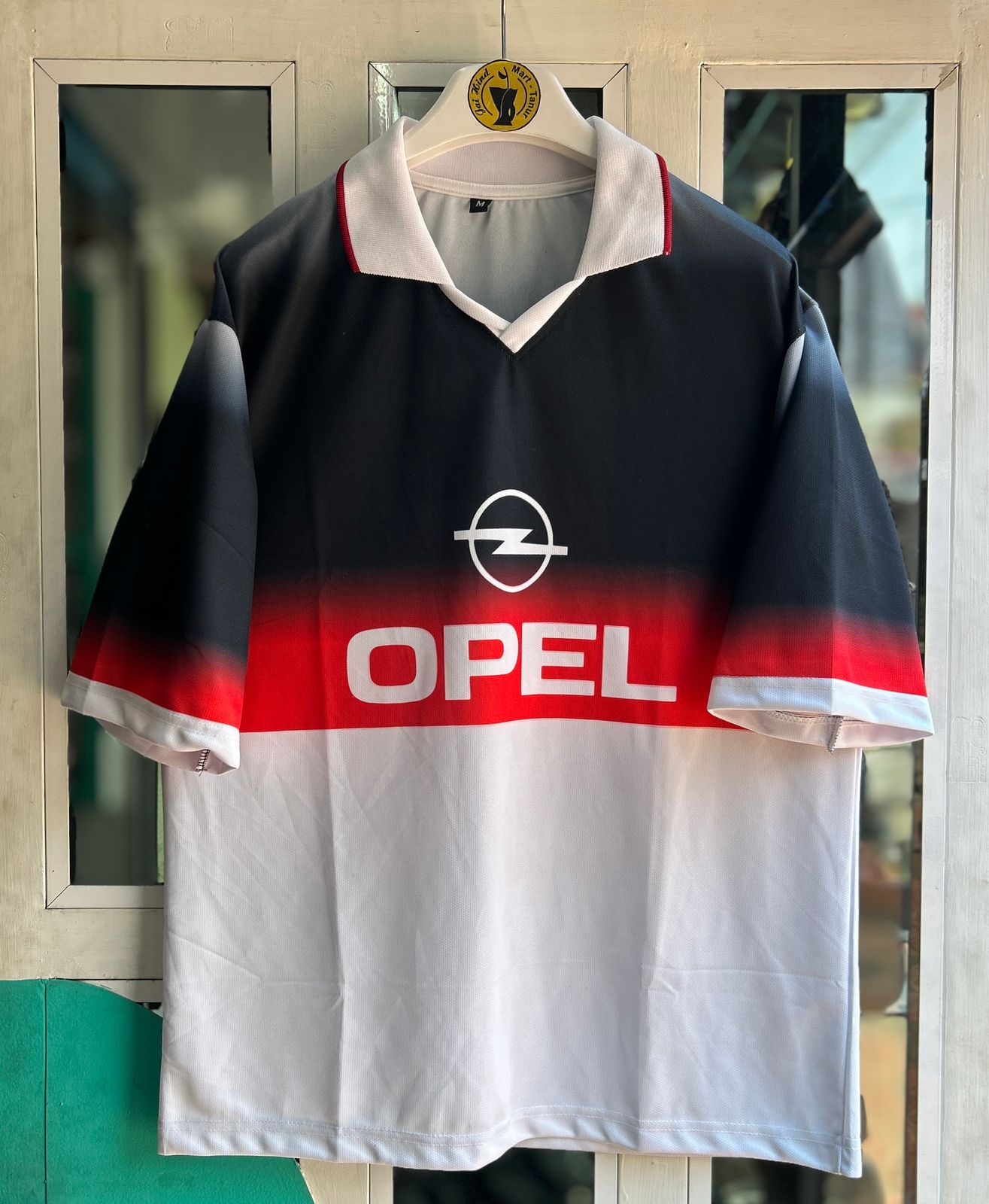 AC MILAN 1995-96 TRAINING KIT, FIVESLEEVE POLO SUBLIMATION