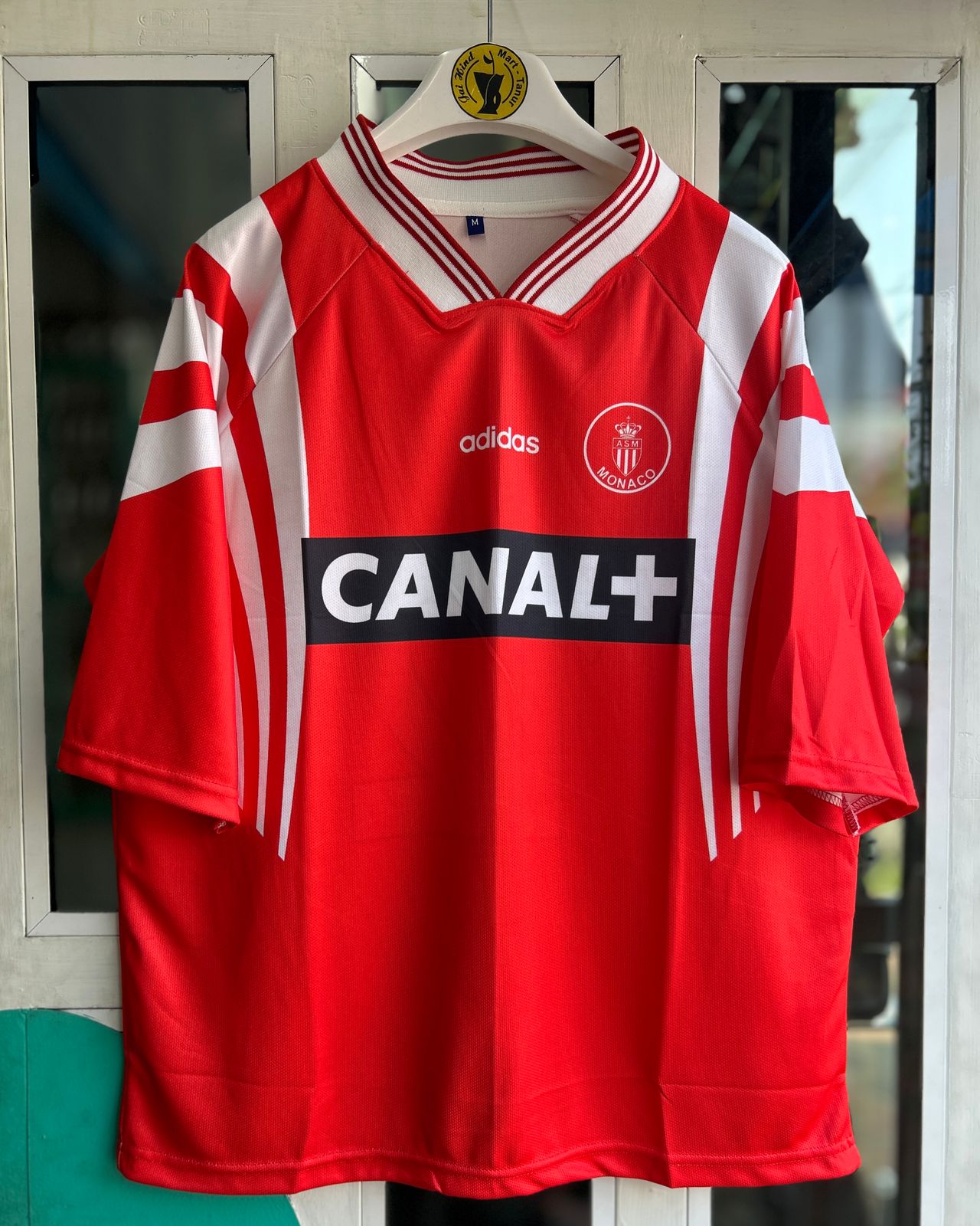 MONACO 1997-98 HOME KIT, FIVESLEEVE SUBLIMATION