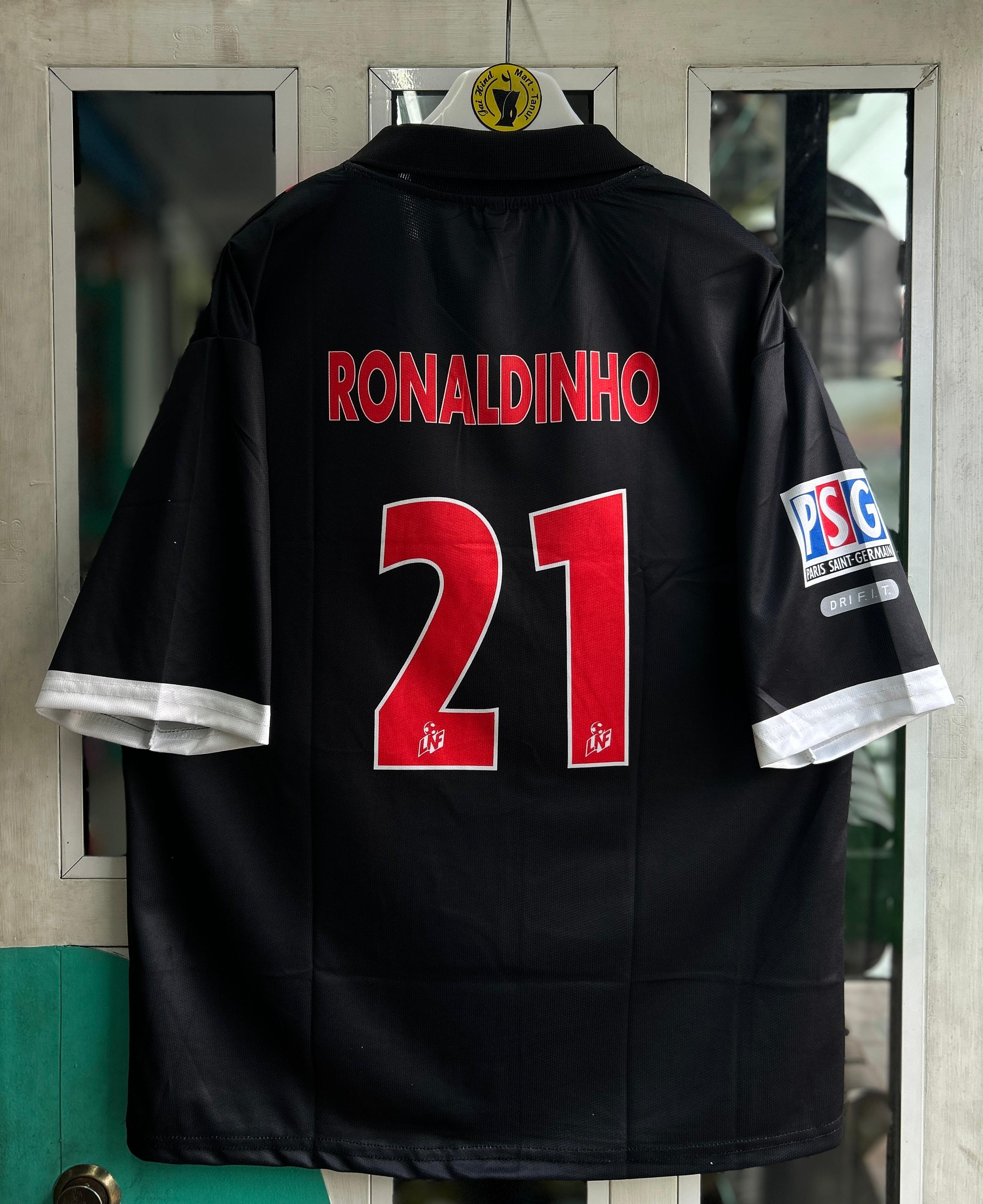 PSG 2001-02 HOME KIT, FIVESLEEVE POLO SUBLIMATION