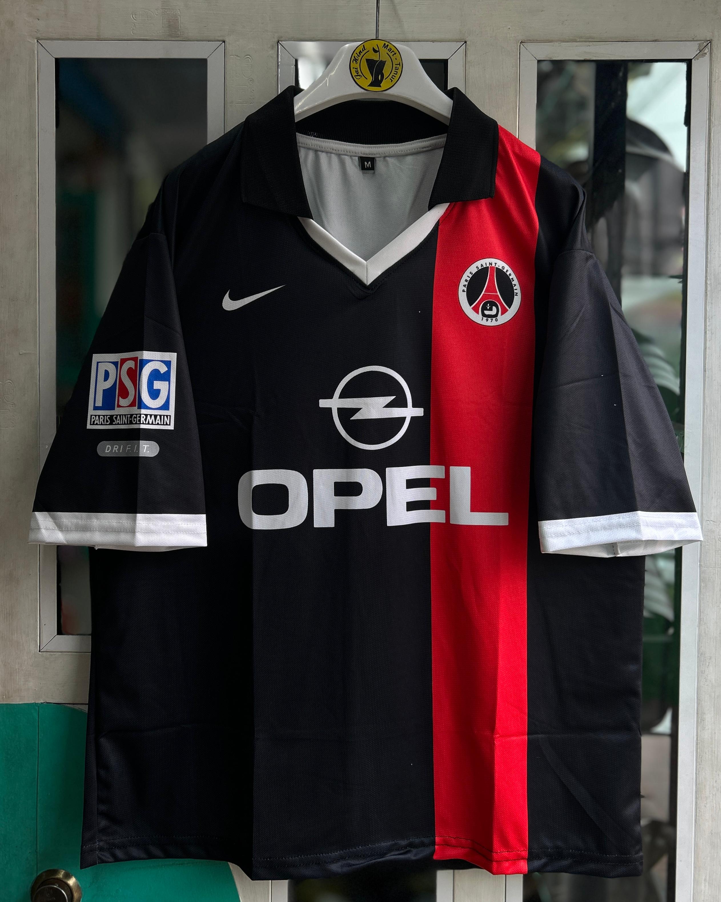 PSG 2001-02 HOME KIT, FIVESLEEVE POLO SUBLIMATION