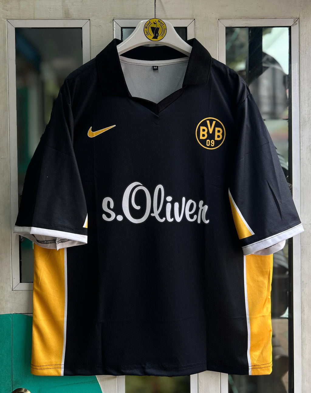 DORTMUND 1998-00 AWAY KIT, FIVESLEEVE POLO SUBLIMATION