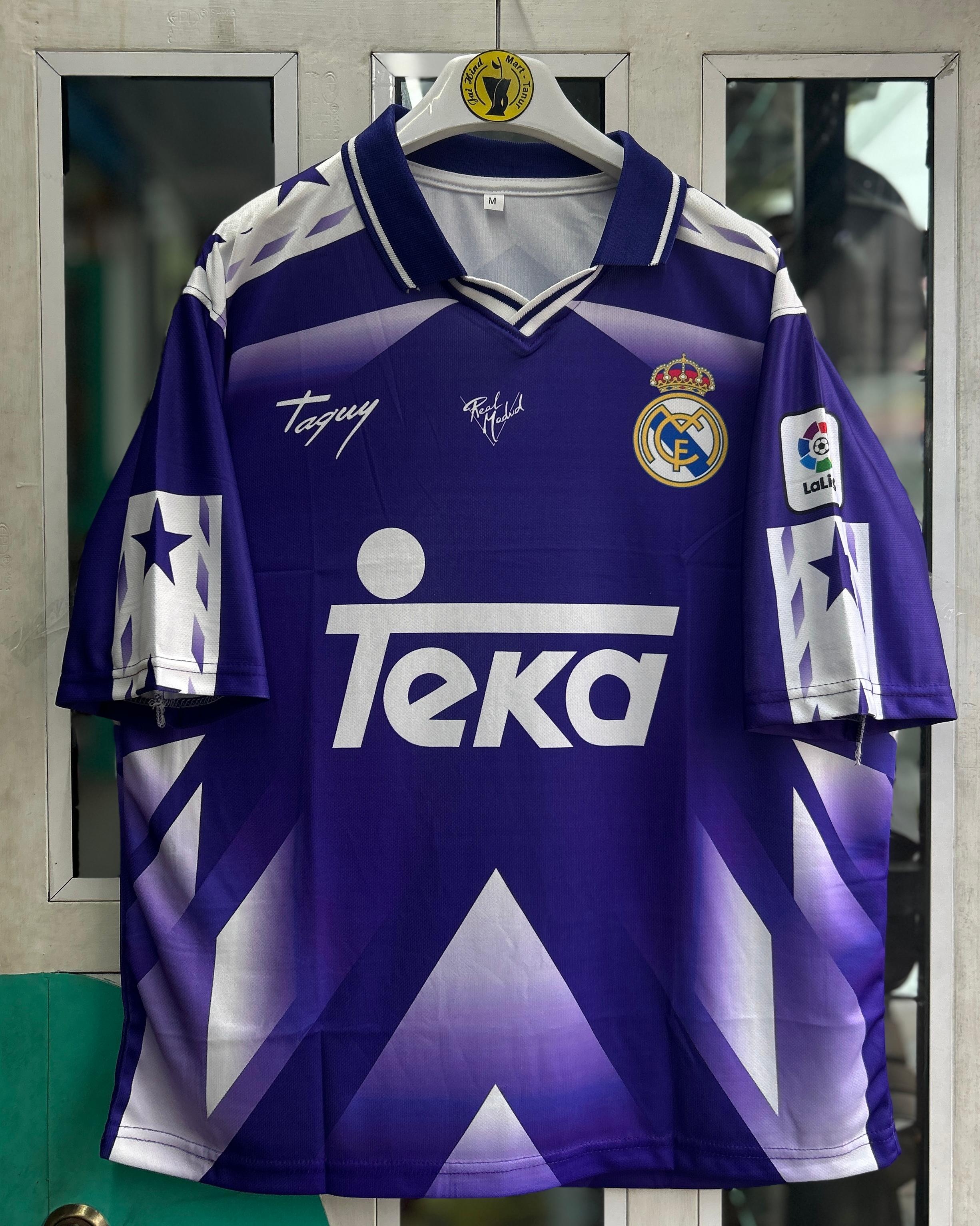 REAL MADRID 1994-96 AWAY KIT, FIVESLEEVE POLO SUBLIMATION