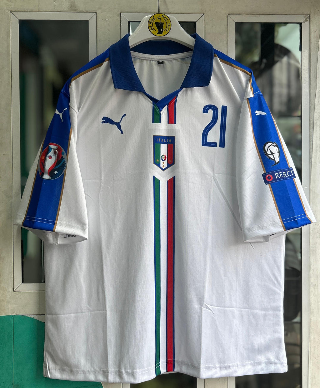 ITALY 2016-17 AWAY KIT, FIVESLEEVE POLO SUBLIMATION