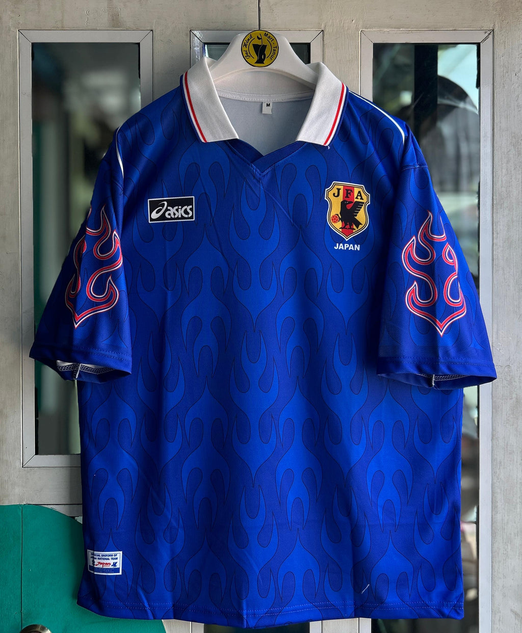 JAPAN 1998 HOME KIT, FIVESLEEVE POLO SUBLIMATION