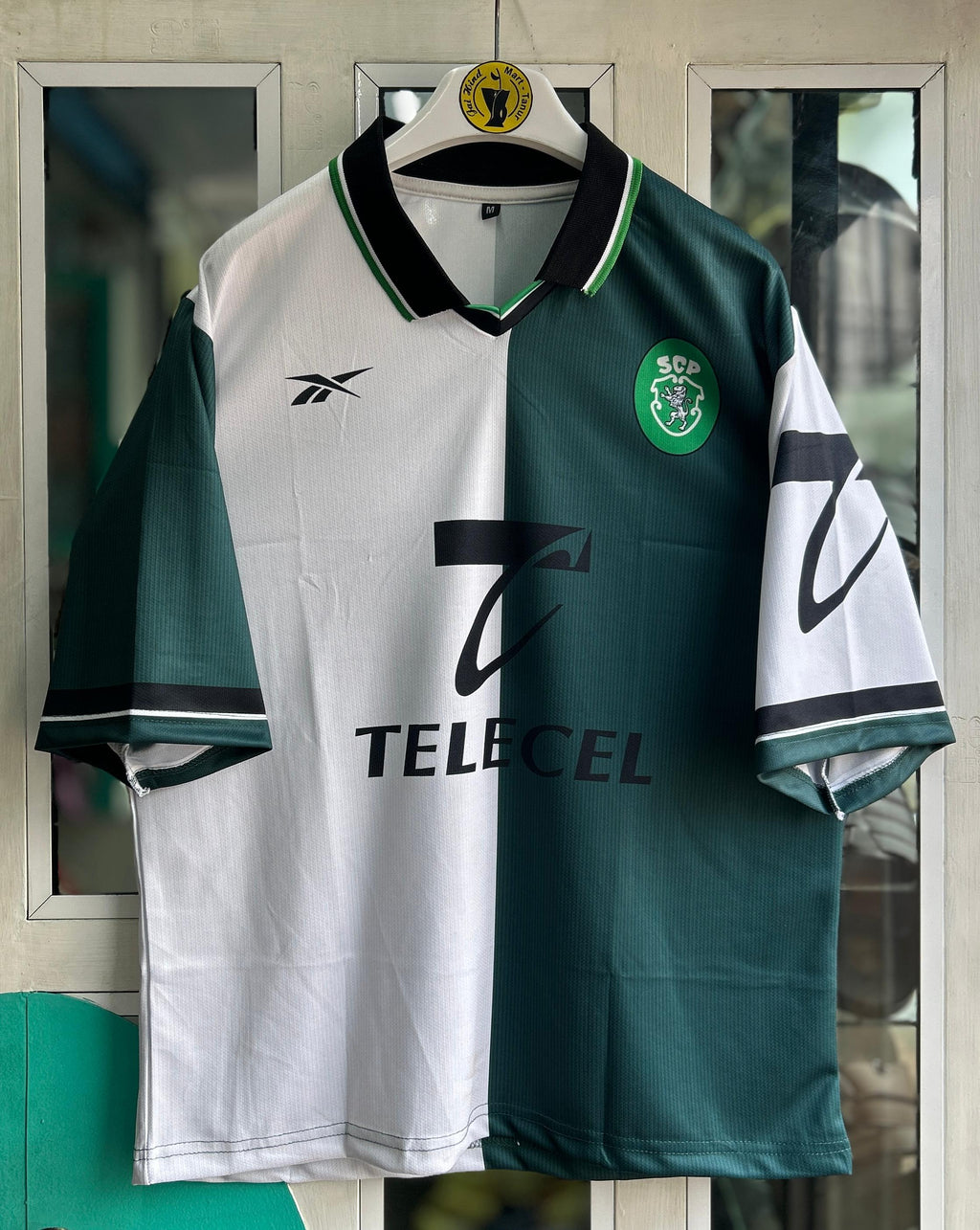 SPORTING FC 1998-99 FOURTH KIT, FIVESLEEVE POLO SUBLIMATION