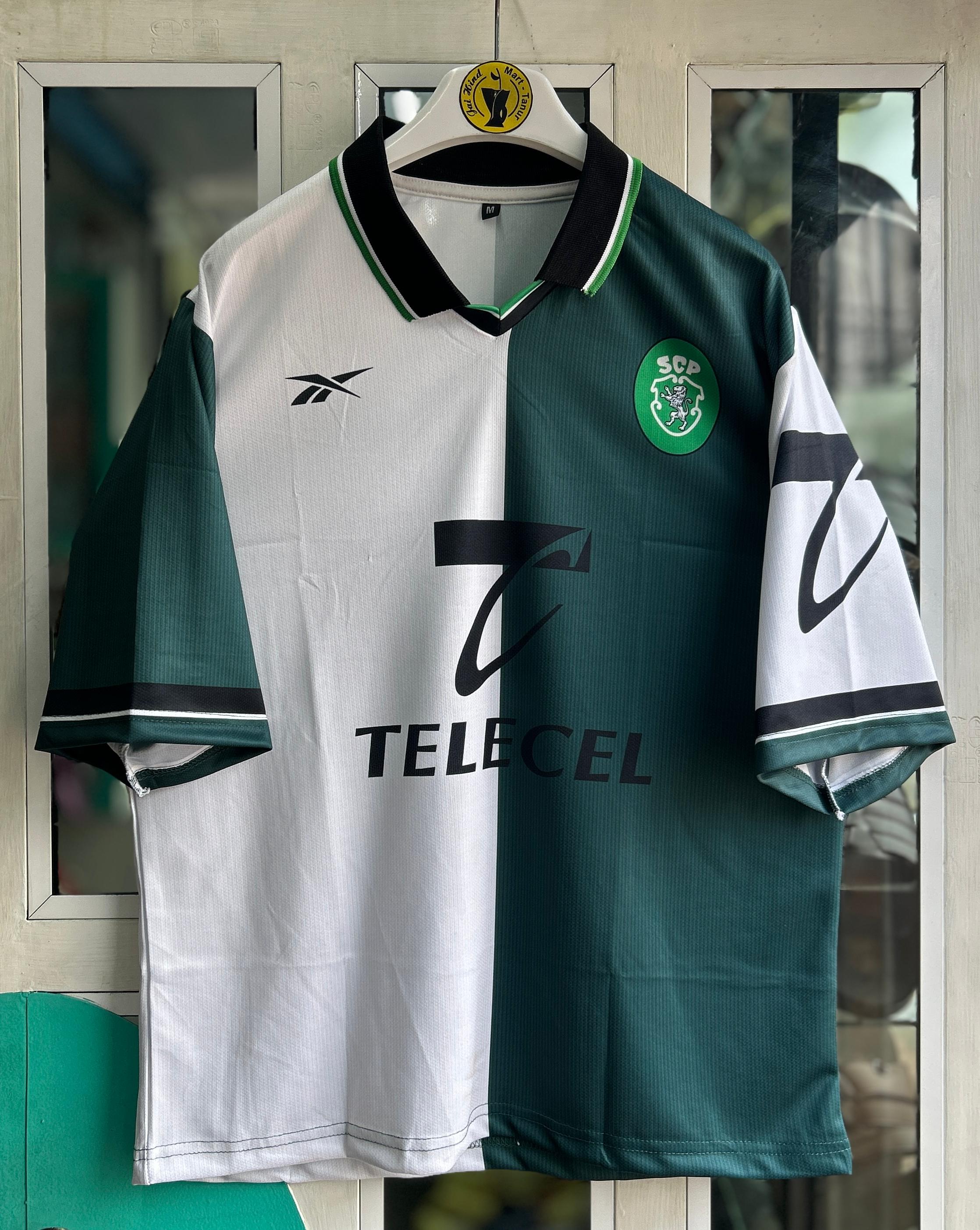 SPORTING FC 1998-99 FOURTH KIT, FIVESLEEVE POLO SUBLIMATION