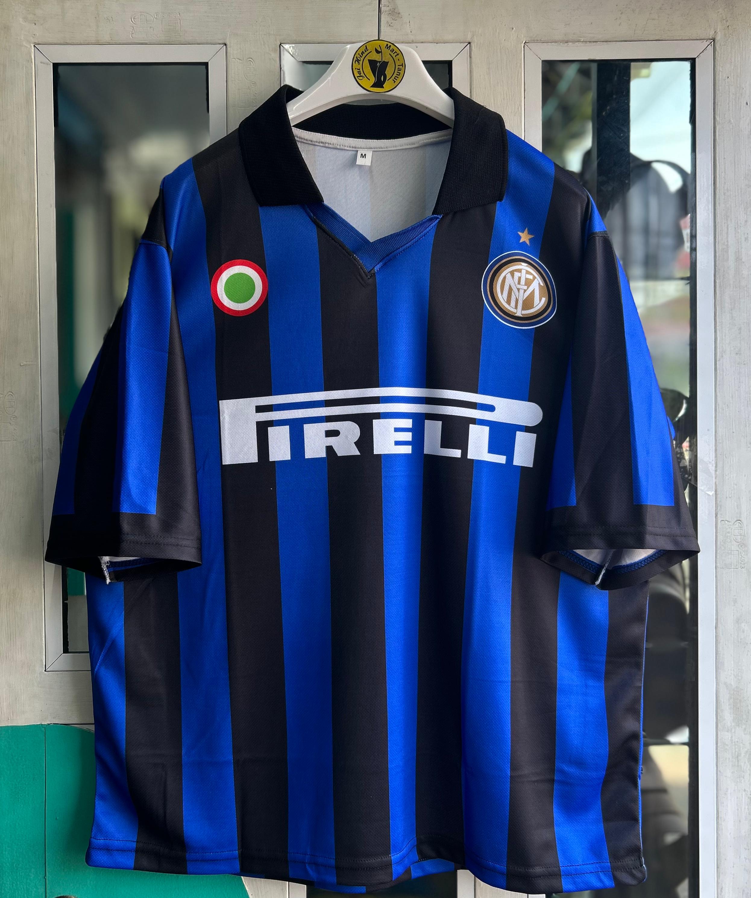 INTERMILAN 1998-99 HOME KIT, FIVESLEEVE POLO SUBLIMATION